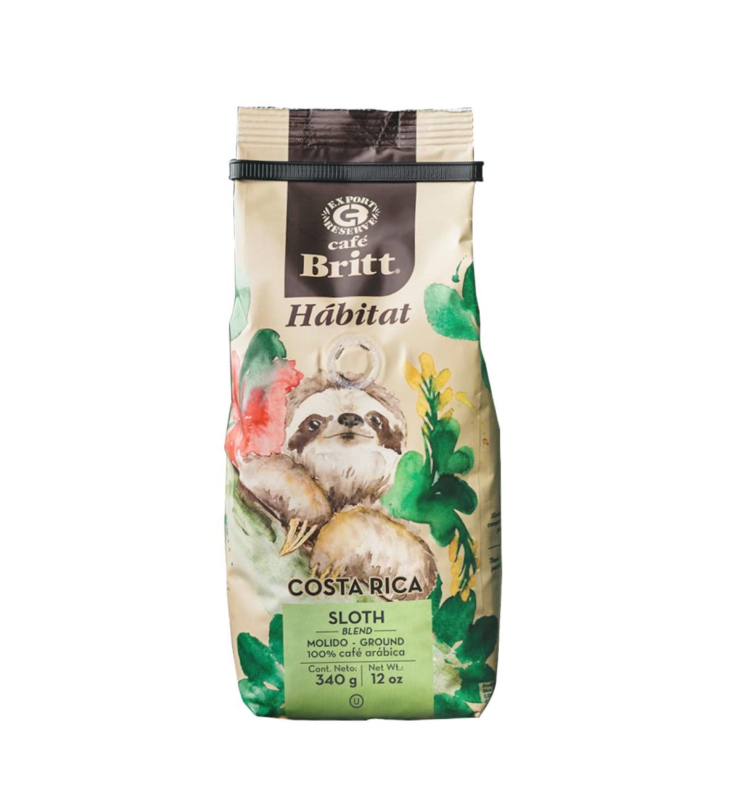 Caf Britt Costa Rica | Caf Gourmet M lange H bitat | Caf 100% Ar bica | Casher sans gluten | Moulu | Sachet 340 g - Buy Online on GoSupps.com