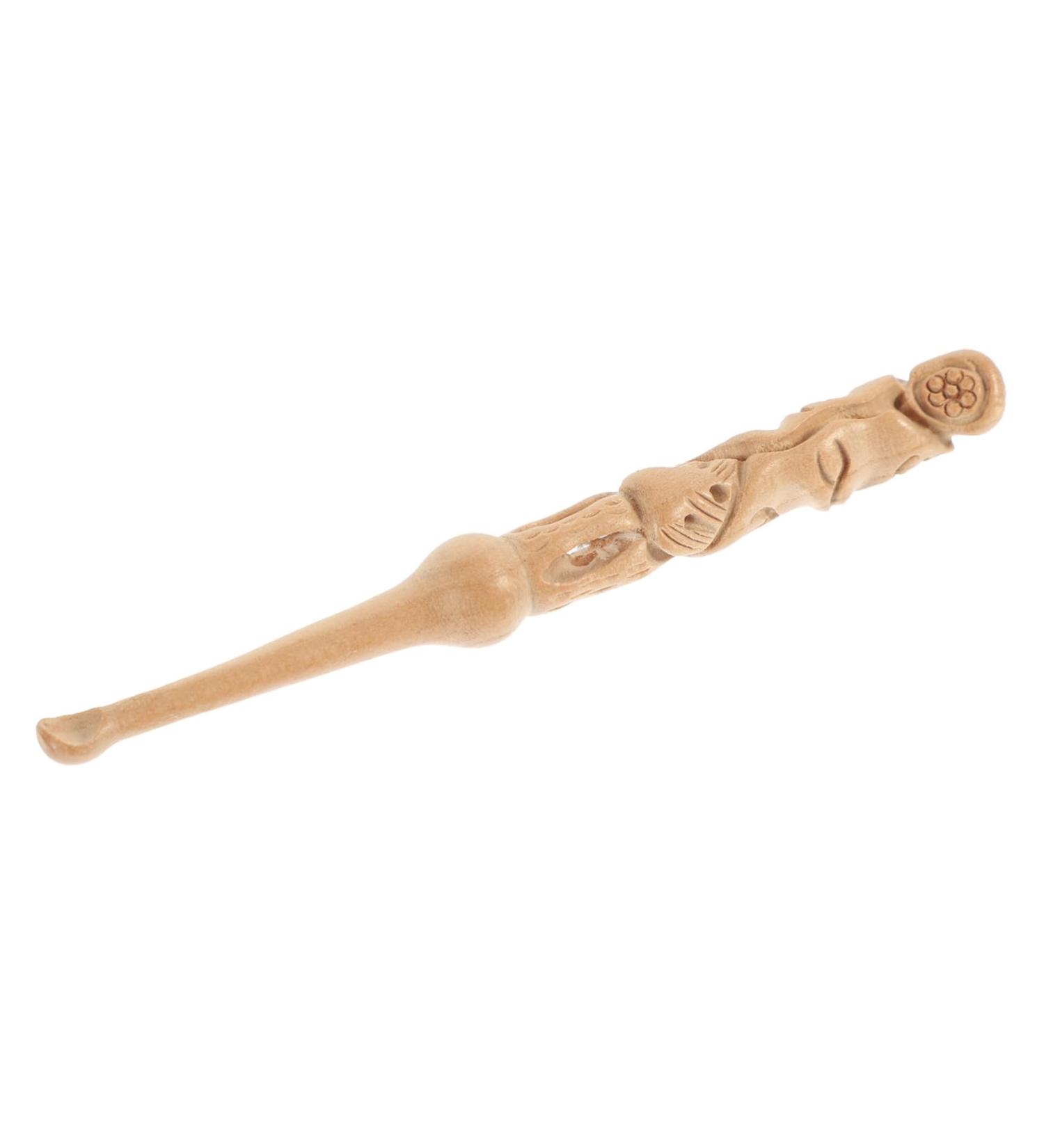 FRCOLOR Wood Ear Wax Pickers - Portable Ear Wax Removal Tools & Carved Ear Cleaners | Effective Earwax Cleaning Solutions - Buy Online on GoSupps.com