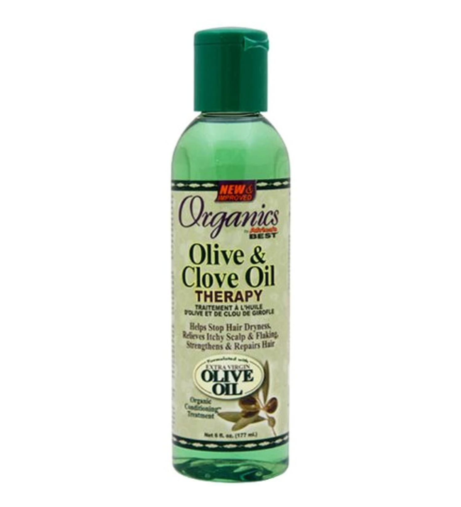 Africa's Best Olive & Clove Oil Therapy 6oz (177ml) - Natural Hair Treatment - Buy Online on GoSupps.com