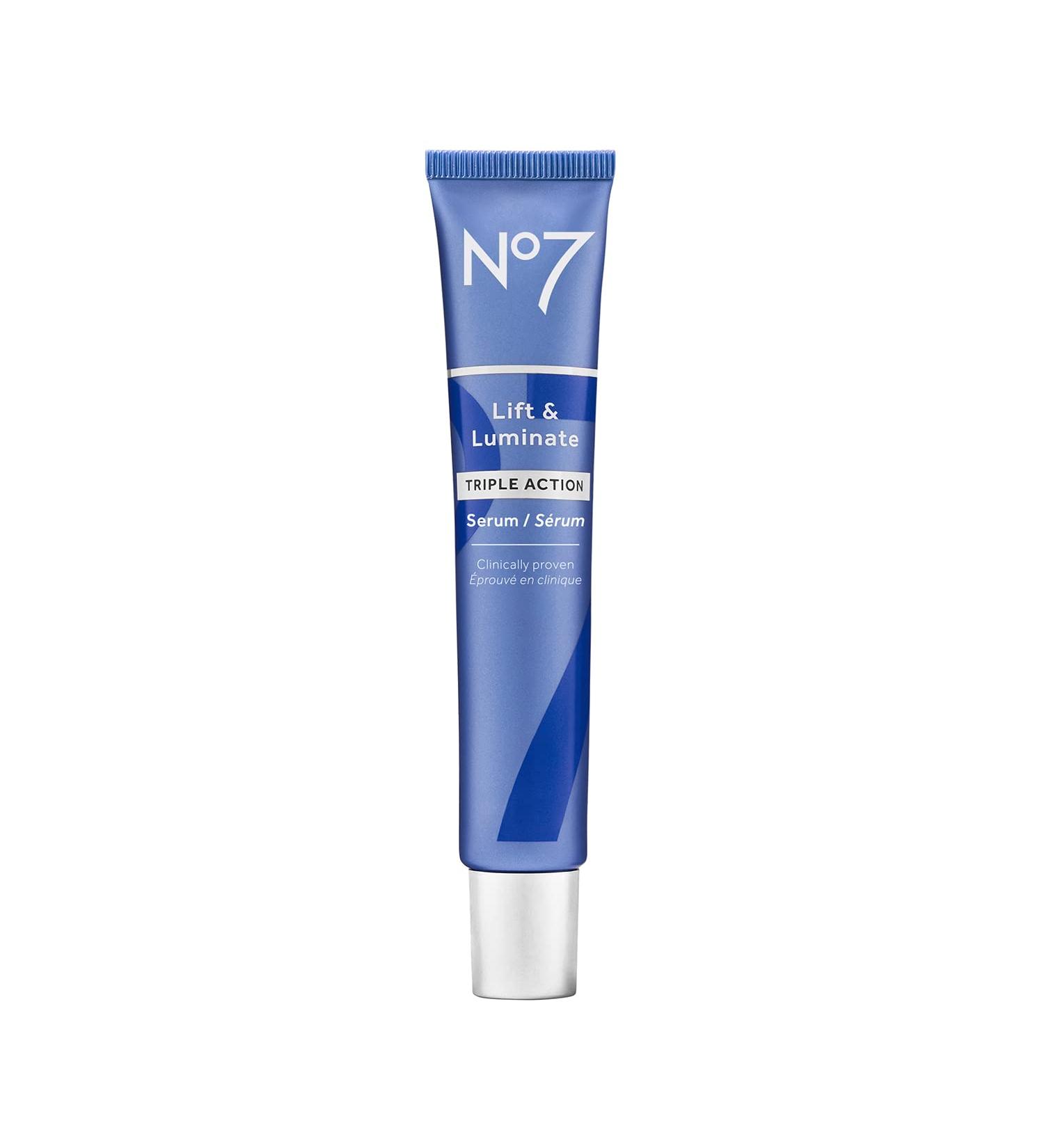 No7 Lift & Luminate Triple Action Face Serum - Collagen Peptide Anti-Wrinkle Serum - 50ml - Buy Online on GoSupps.com