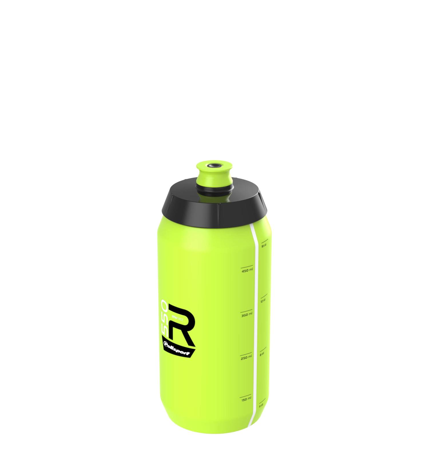 Polisport 8645600007 - Bicycle bottle of the R550 model R550 with a capacity of 550 ml. BPA -free drinking bottle for cyclists in Limon