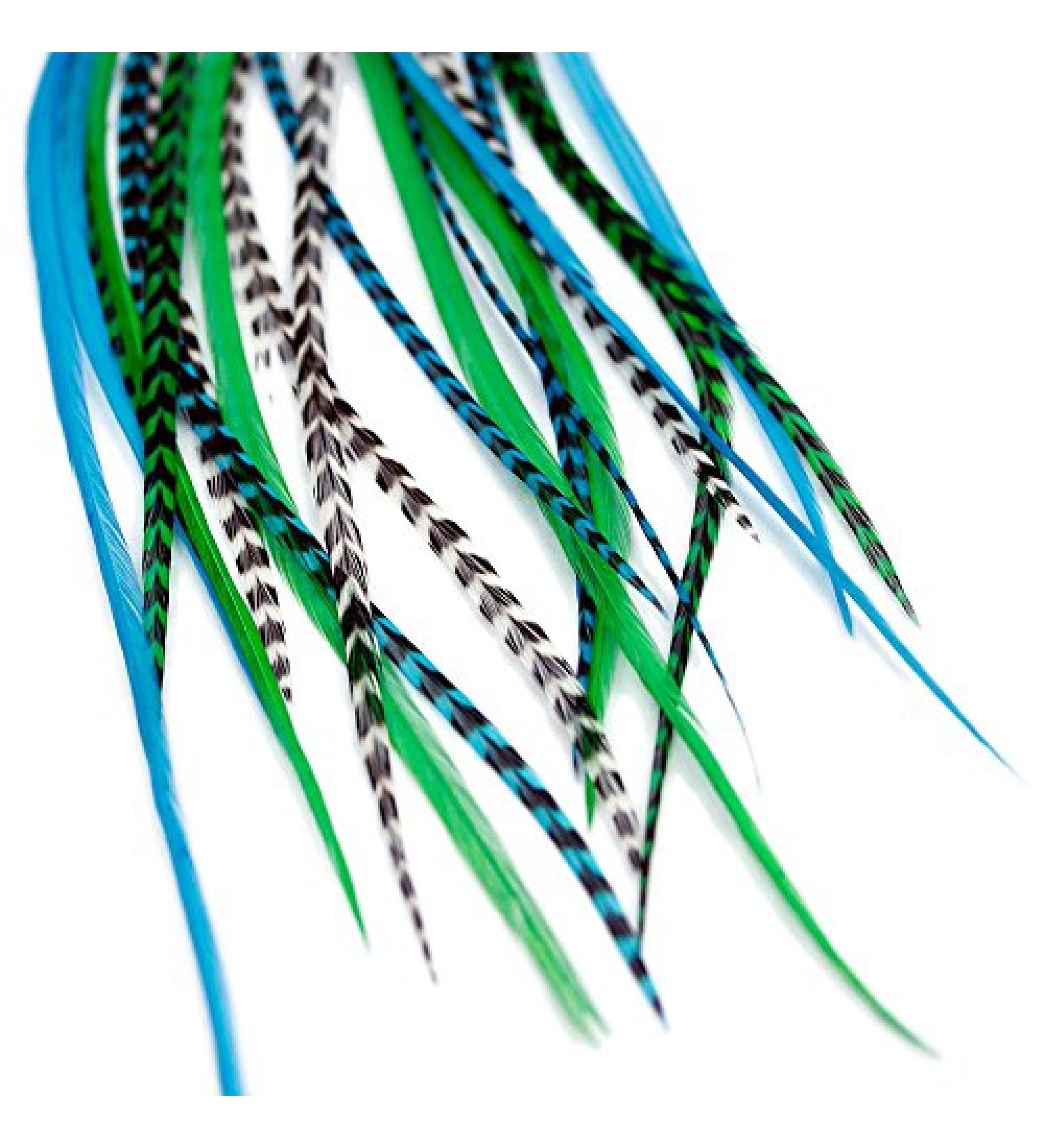 Valley Real Feather Hair Extensions - Pack of 10 Feathers | Shop Now - Buy Online on GoSupps.com