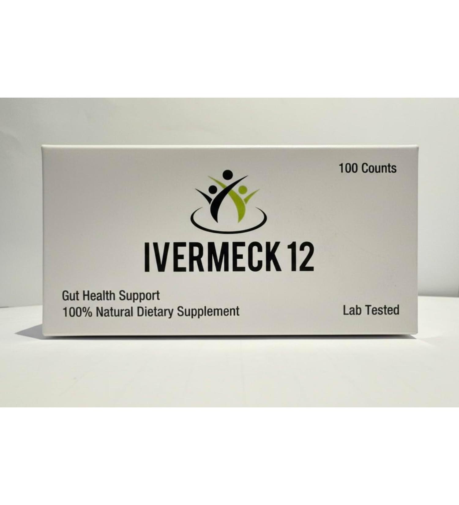 IVERMECK 12 mg - 99% Purity 200 Tablet - 2 Pack   - Buy Online on GoSupps.com