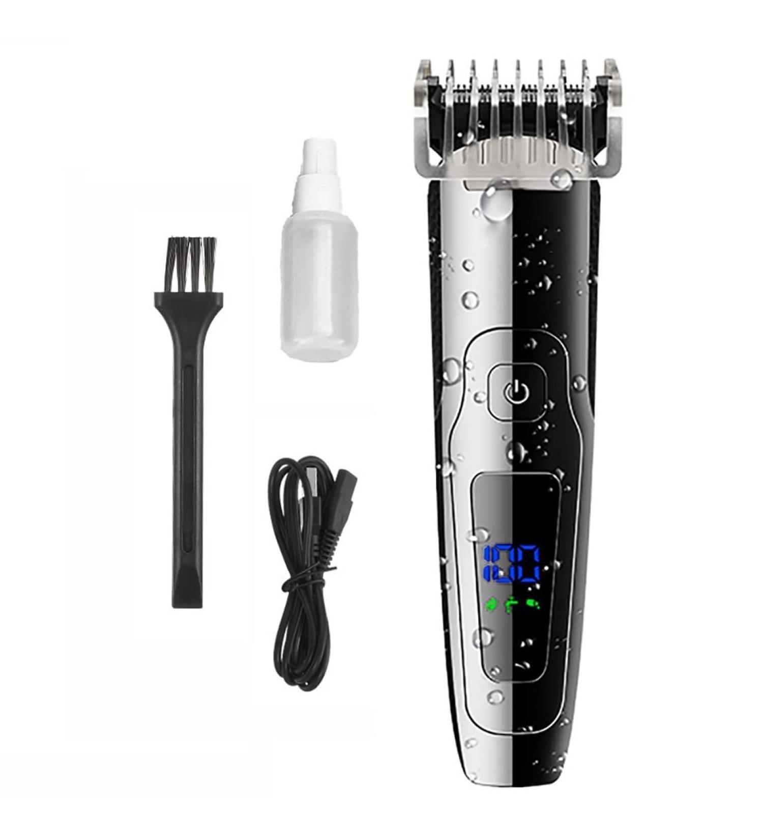 Hair Clippers for Men - V-072 Electric Shaver with LED Display | Lightweight & Fine-Tuning Clippers for Perfect Grooming - Buy Online on GoSupps.com