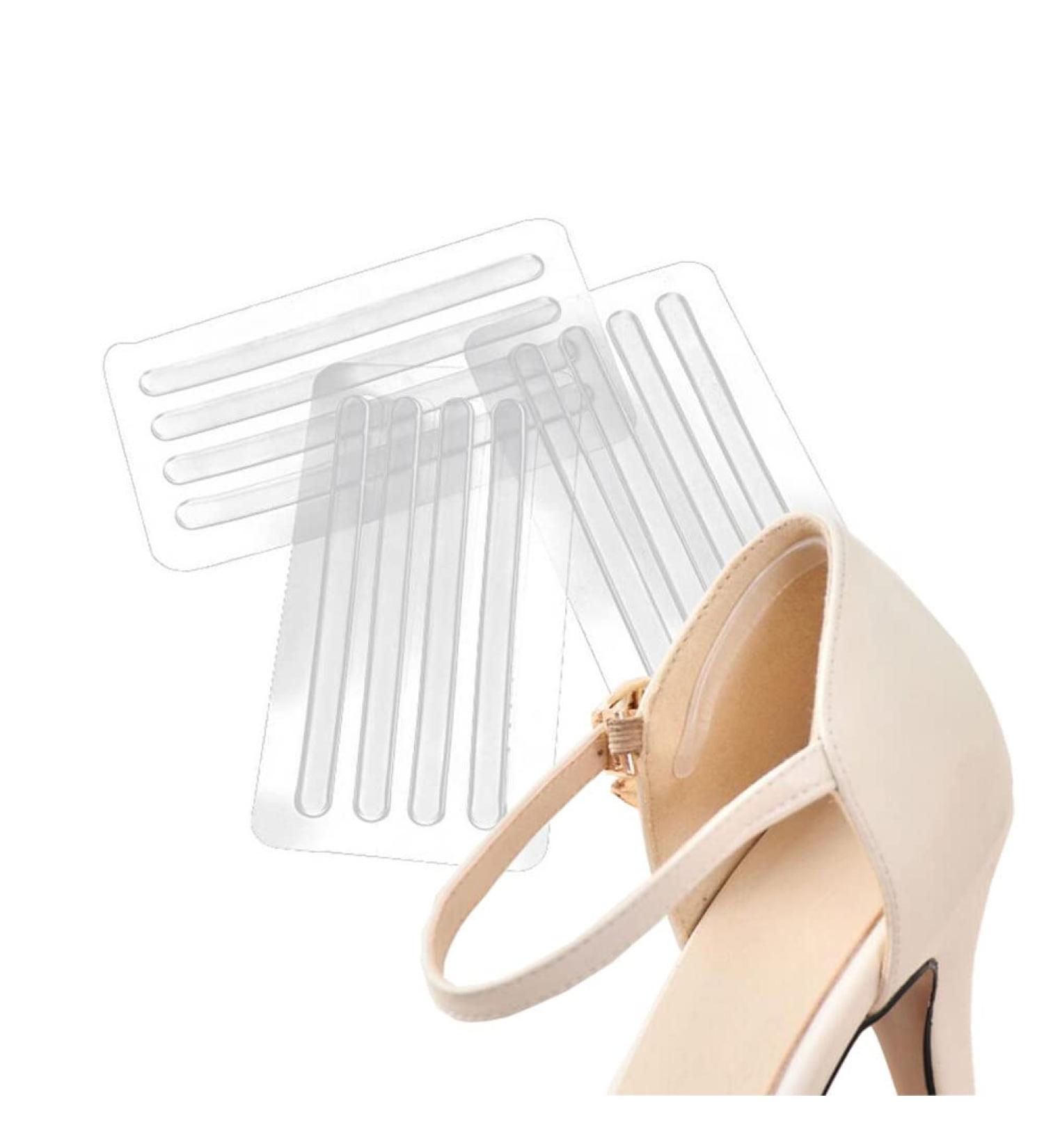 6 Sheets Silicone Gel Heel Grips - 24Pcs Cushion Inserts for High Heel Comfort | Adhesive Heel Liners & Pads - Buy Online on GoSupps.com