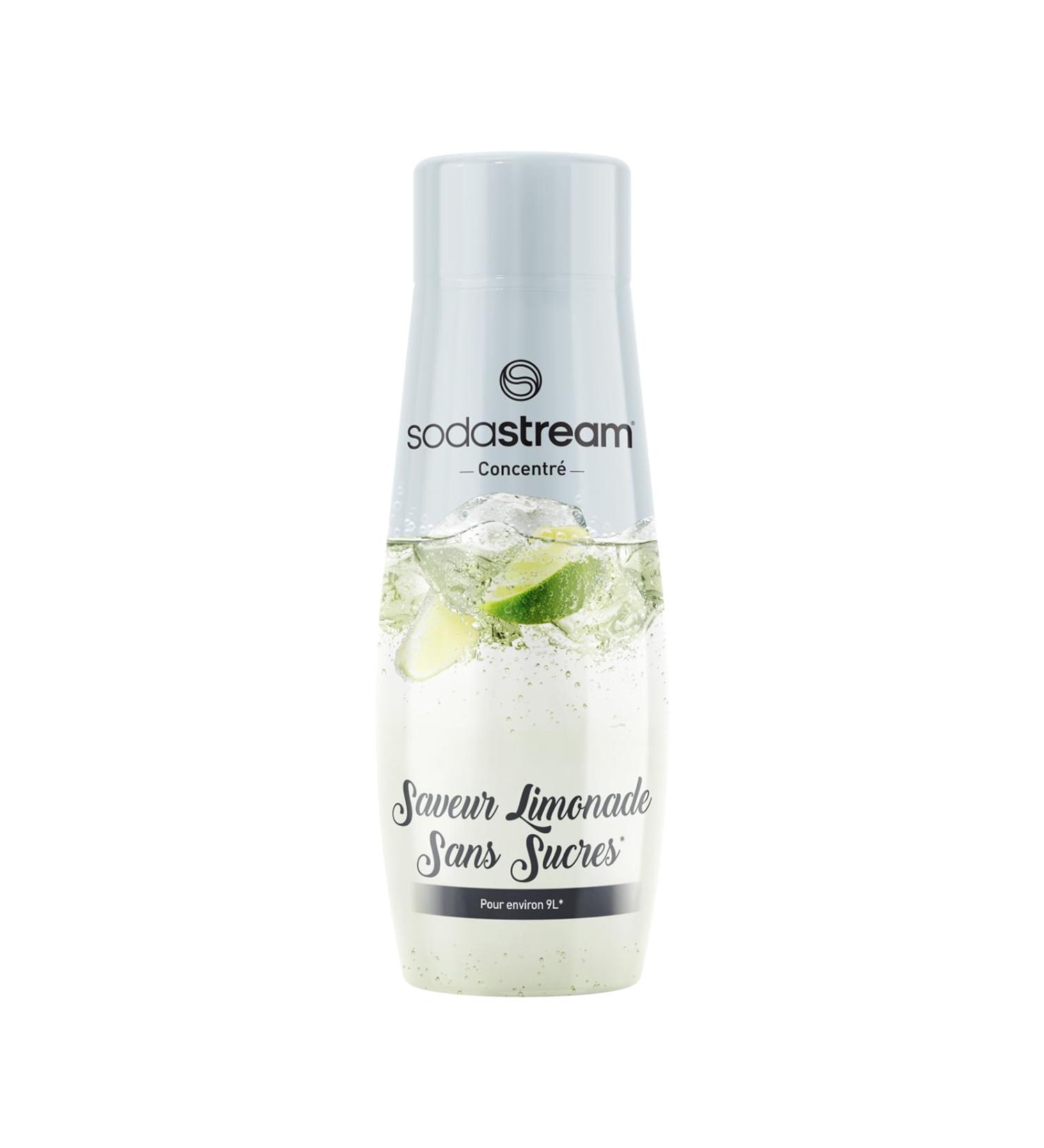 SodaStream Sugar Free Lemonade Concentrate for Sparkling Water and Soda Machine | Prepare up to 9 Liters of Lemonade in Seconds 440ml - Buy Online on GoSupps.com