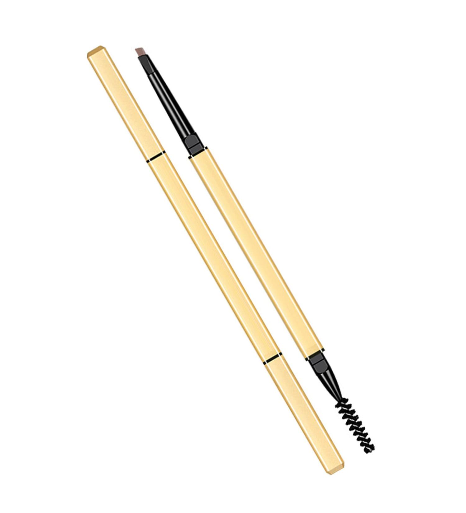  Shanrya Cosmetic Eyebrow Pencil Double Head Spiral Eyebrow Pencil for Parties (Light Coffee Color) - Buy Online on GoSupps.com