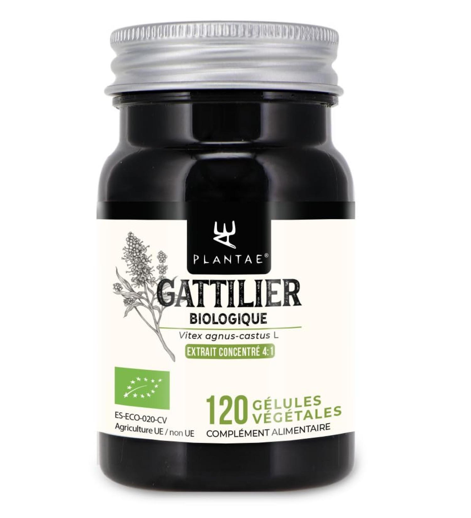 Chasteberry Bio (Vitex agnus-castus) * Plantae * 120 vegetable capsules * Chasteberry fruit concentrate * Participates in hormonal regulation