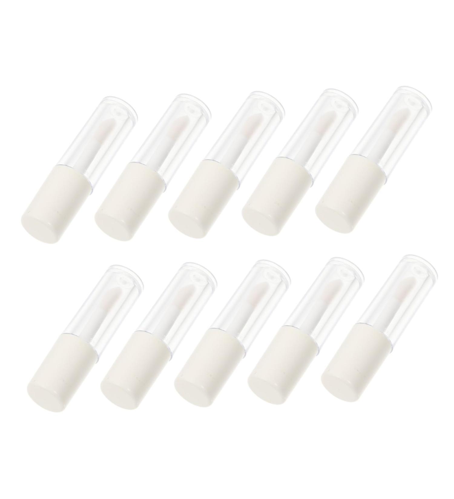 POPETPOP Lot De 10 Tubes De Brillant L vres 1 2 Ml Couvercle Blanc Tubes Vides L gers Et Portables Pour Usage Quotidien Et chantillons De Maquillage - Buy Online on GoSupps.com