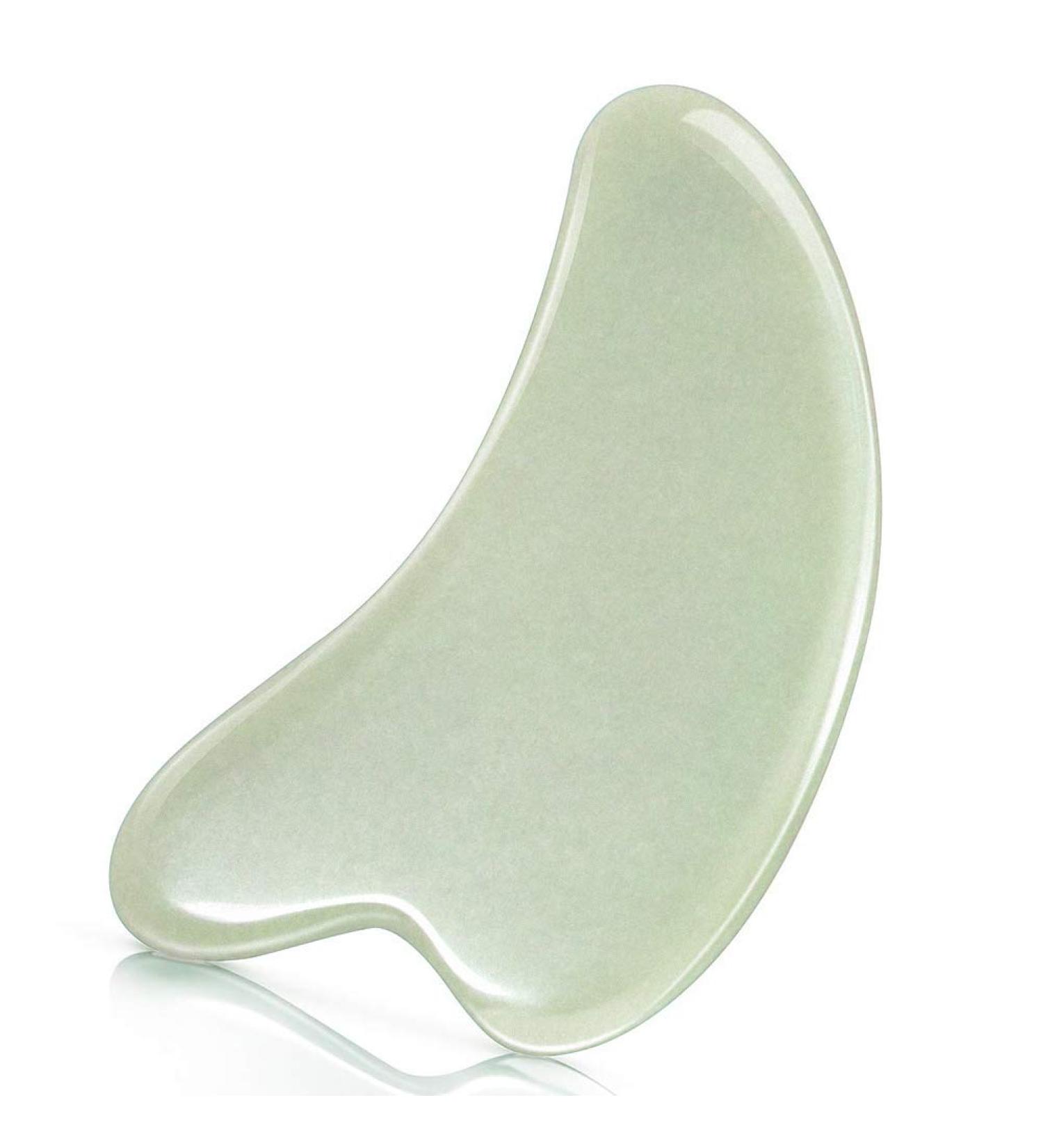 Masajeador Facial de Jade Gua Sha | Herramientas de Masaje para Reducir Arrugas y Reafirmar la Piel - Buy Online on GoSupps.com