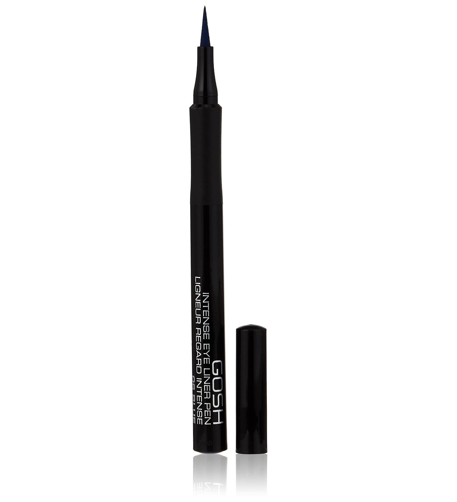 GOSH Eyeliner Stift - 06 BLUE INTENSE Eye Liner Pen - Gosh Copenhagen 1 g Blau 1 ml (1Pack)