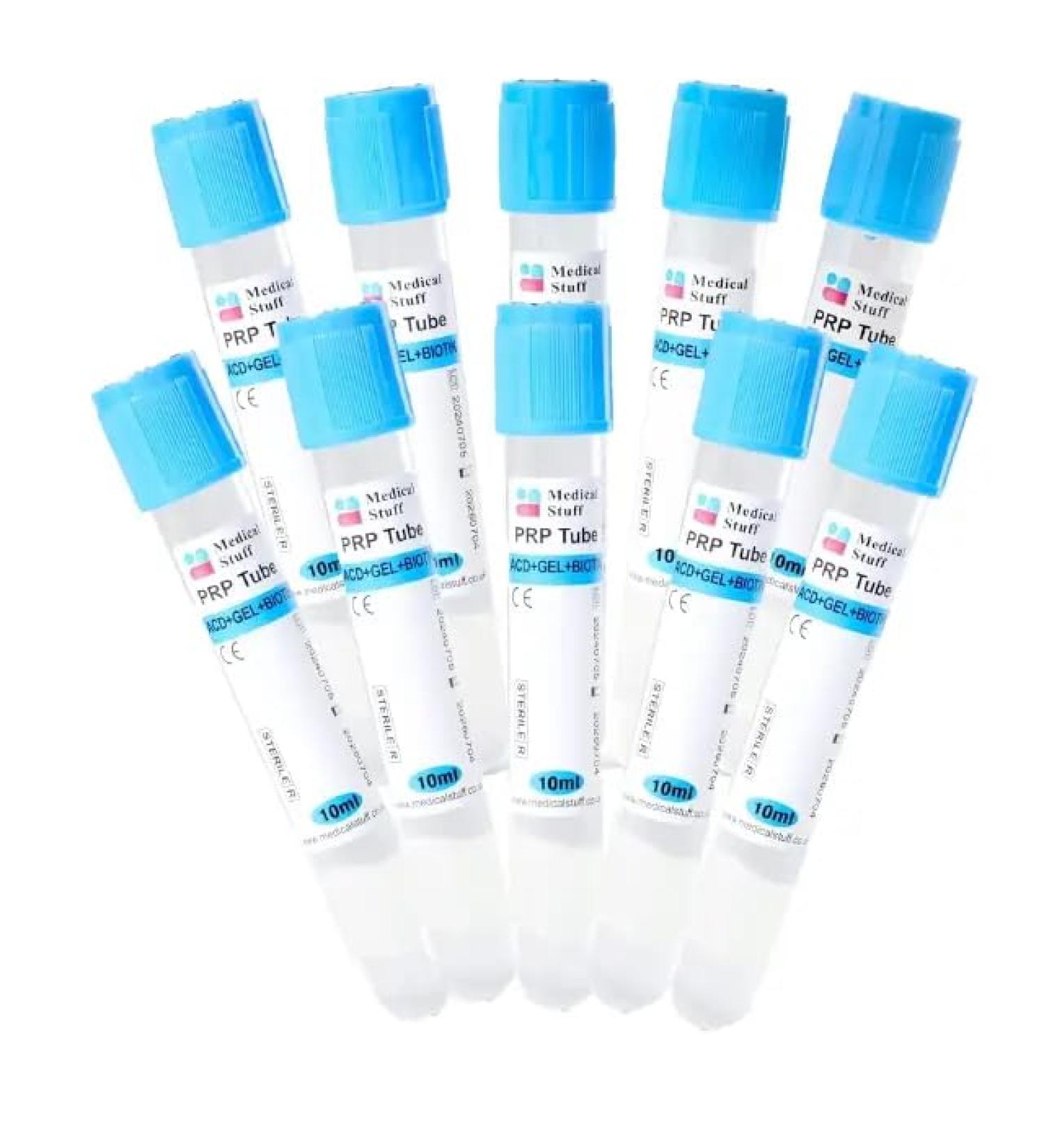 Lot de 50 tubes PRP la biotine pour th rapie plasmatique riche en plaquettes 10 ml avec gel ACD
