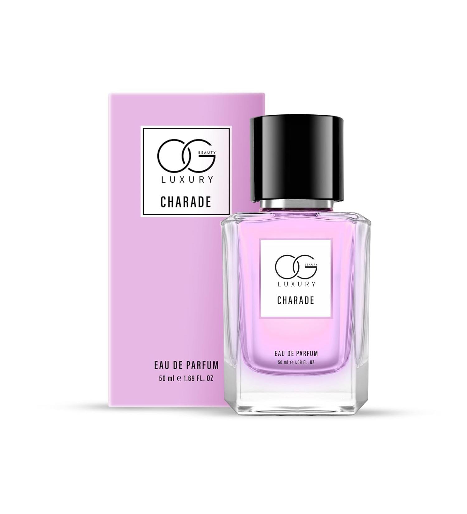 O.G BEAUTY LUXURY Charade Eau De Parfum 50ml | Elegant Fragrance for Women with Pear Clementine & Pink Pepper | Enriched with Jasmine Peony & Cedar | Long-Lasting Perfume for Every Occasion - Buy Online on GoSupps.com