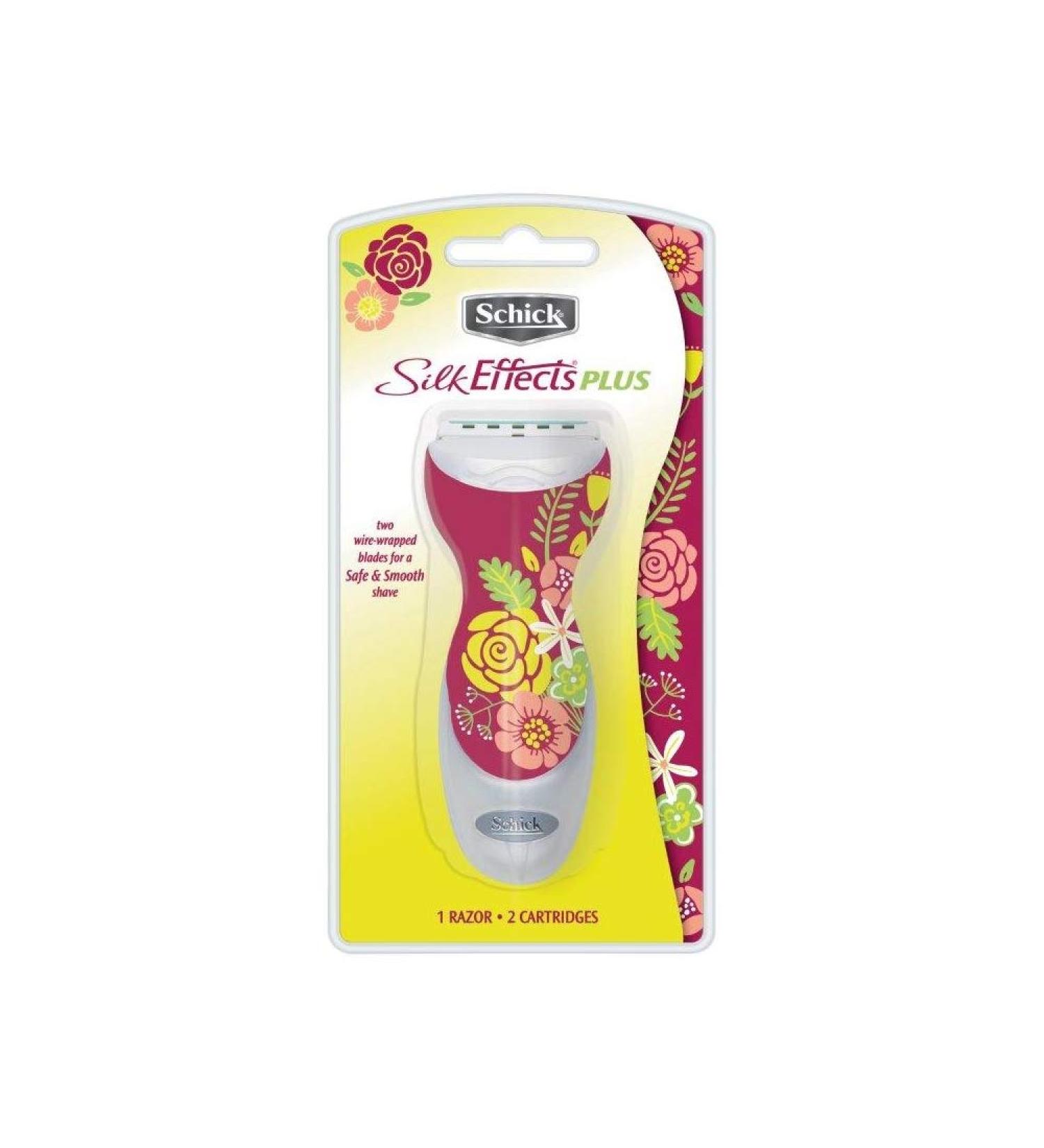 Schick Silk Effects Plus Razor 1 Each (Pack of 4)