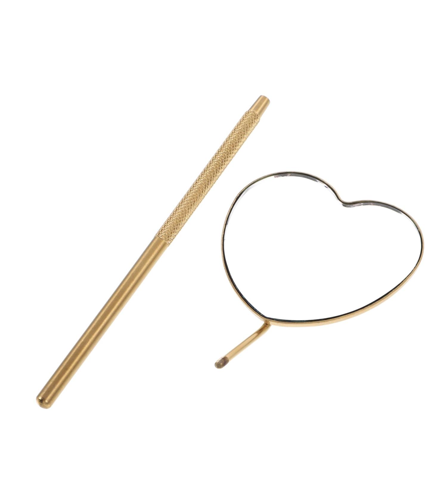 NUSITOU Grafting Eyelash Mirror Stainless Steel Eyelash Mirror Eyelash Mirror for Practical Eyelash Check Mirror Eyelashes Supplies Handheld Eyelashes Mirrors Make up Magnifier Mirror Tool - Buy Online on GoSupps.com
