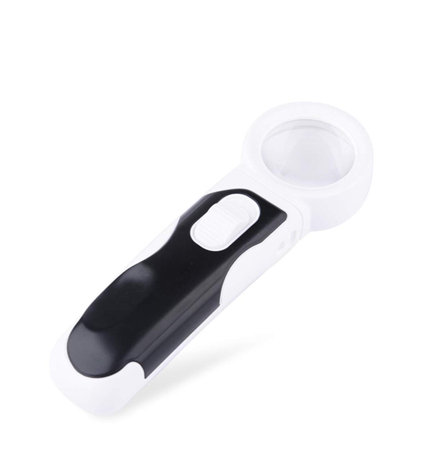 Portable Reading Magnifier with LED Light Distortion-Free Optical Acrylic Lens for Reading Newspaper Office School Printing Home Electronics Inspection Stamp Collection Good Times - Buy Online on GoSupps.com