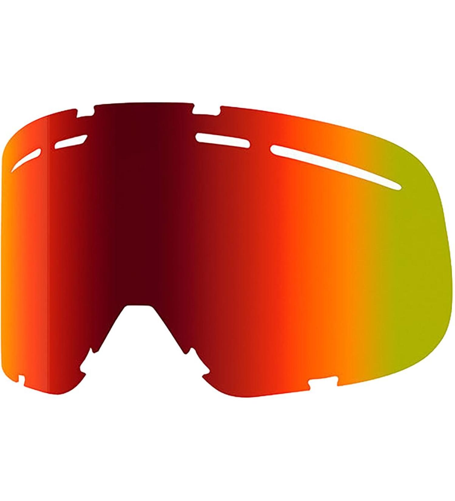 Smith Range Snow Goggle Replacement Lens Red Sol-x Mirror