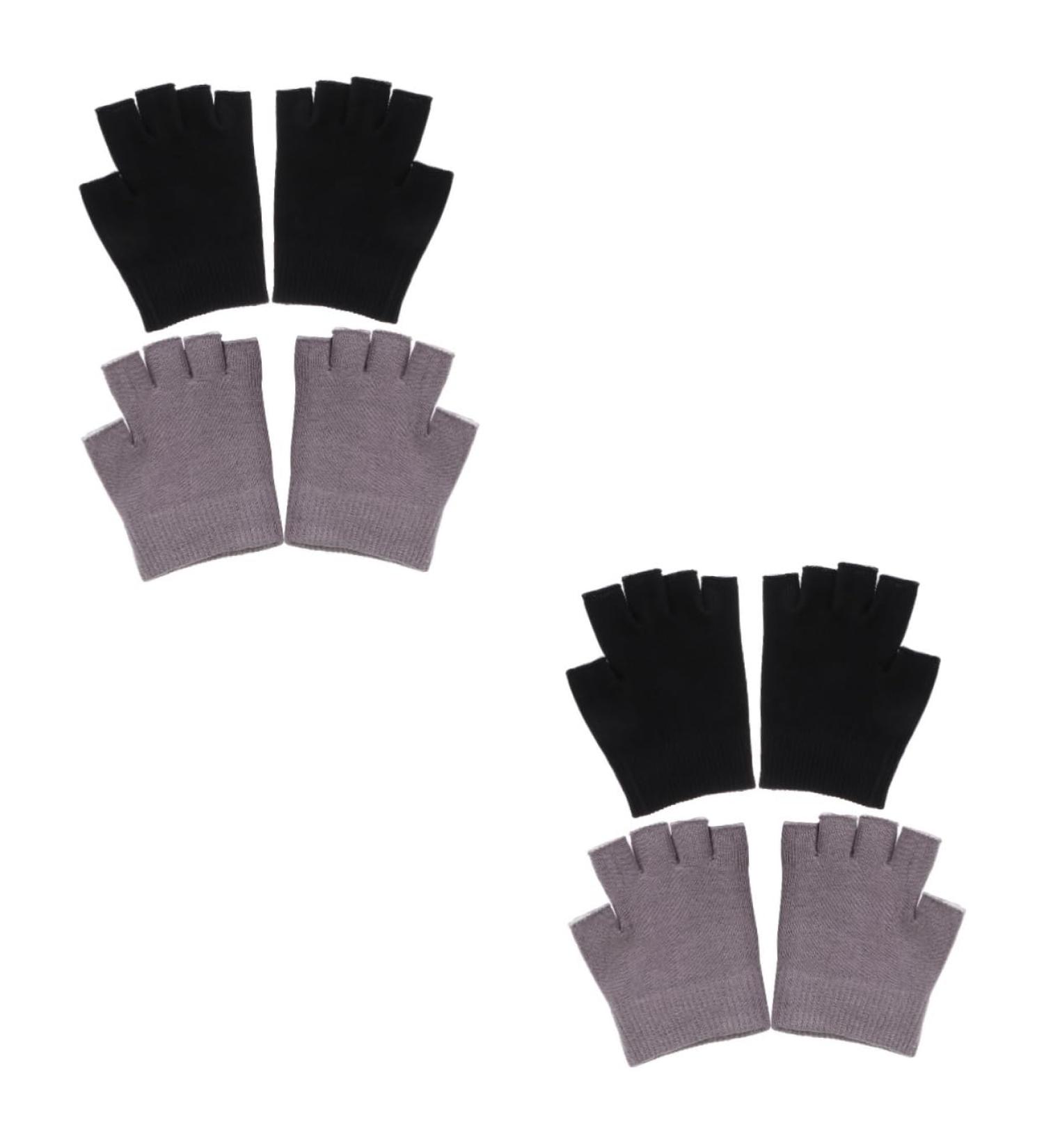 FRCOLOR 4 Pairs Half Finger Moisturizing Gloves Gel Gloves Fingerless Gloves Womens Gloves Touch Screen Gloves Womens Glives Gel Spa Gloves Moisturizing Repair Gloves Dry Hand Gloves Miss - Buy Online on GoSupps.com