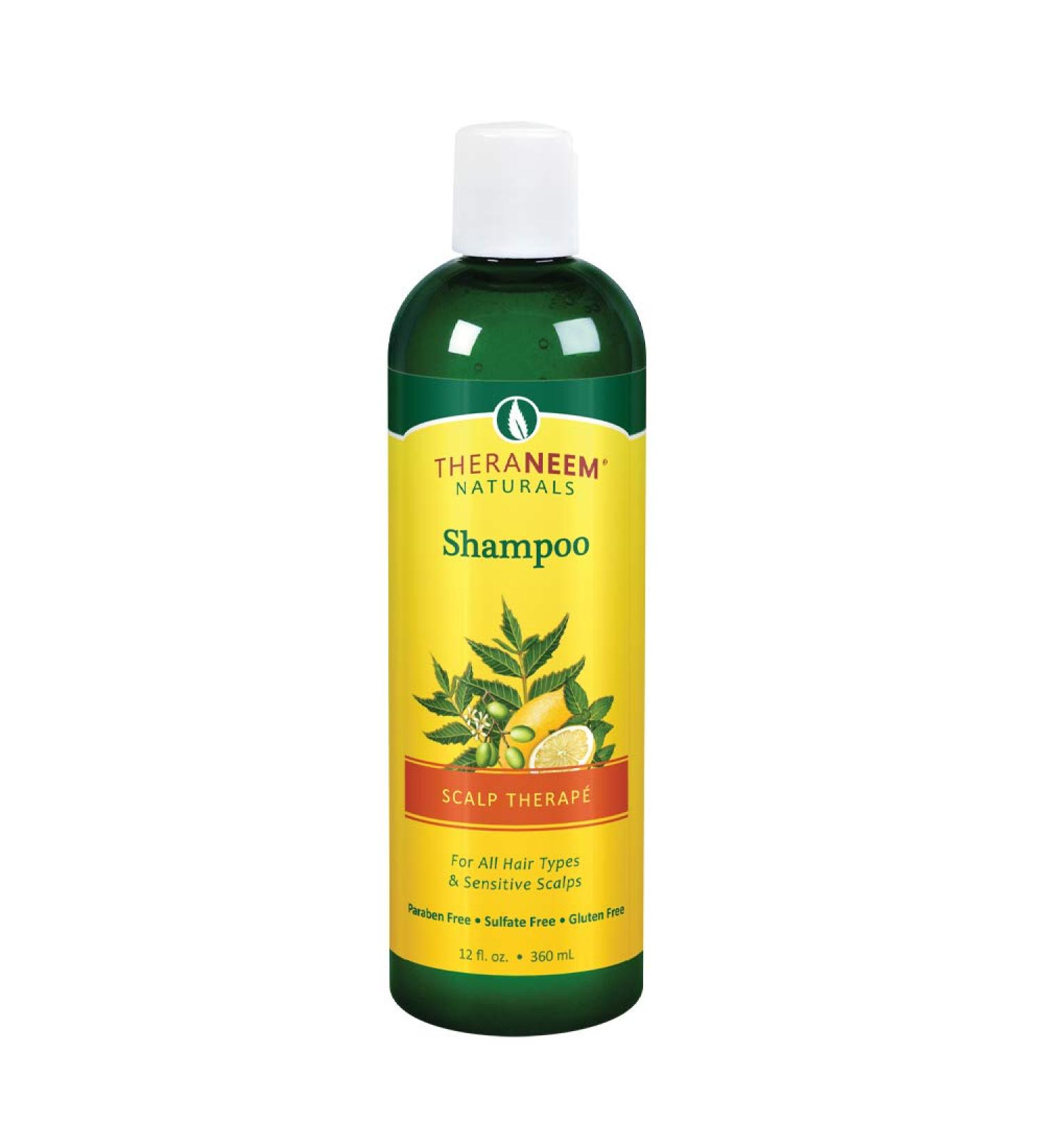 TheraNeem Naturals Scalp Therapy Shampoo 12 fl oz | Organix South - Natural Neem Oil & Nourishing Formula - Buy Online on GoSupps.com