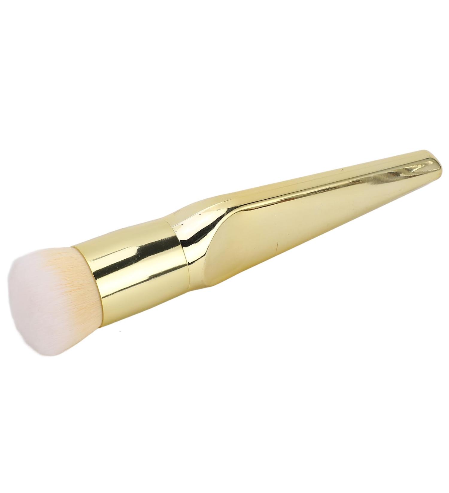 Gold Color Makeup Brush Shading Powder Cosmetic Foundation Brush for Home Party Performance - Buy Online on GoSupps.com