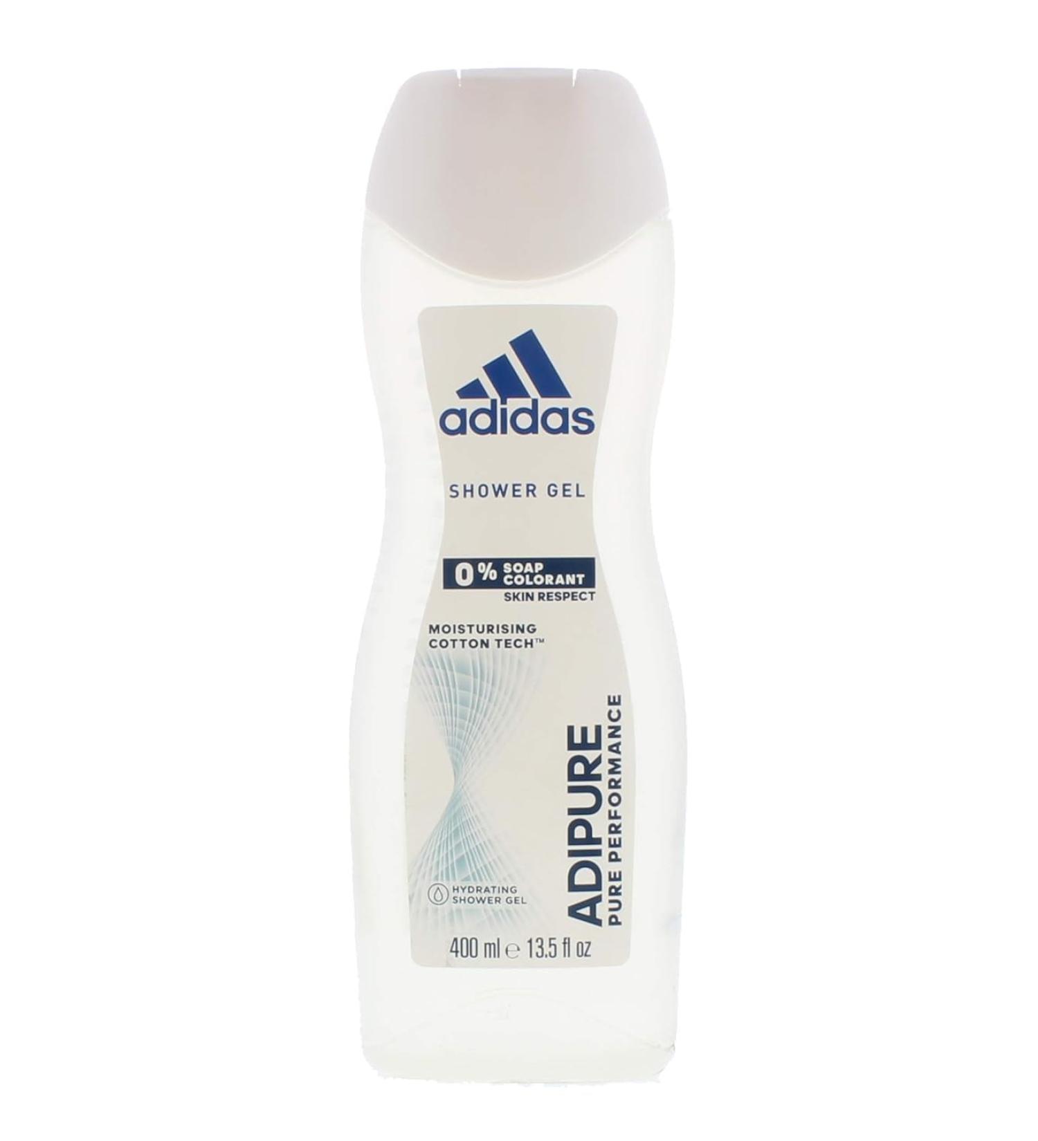 Buy Adidas Pure Shower Gel 13.5 oz - Refreshing Body Wash for All Skin Types | International Shipping Available - Buy Online on GoSupps.com