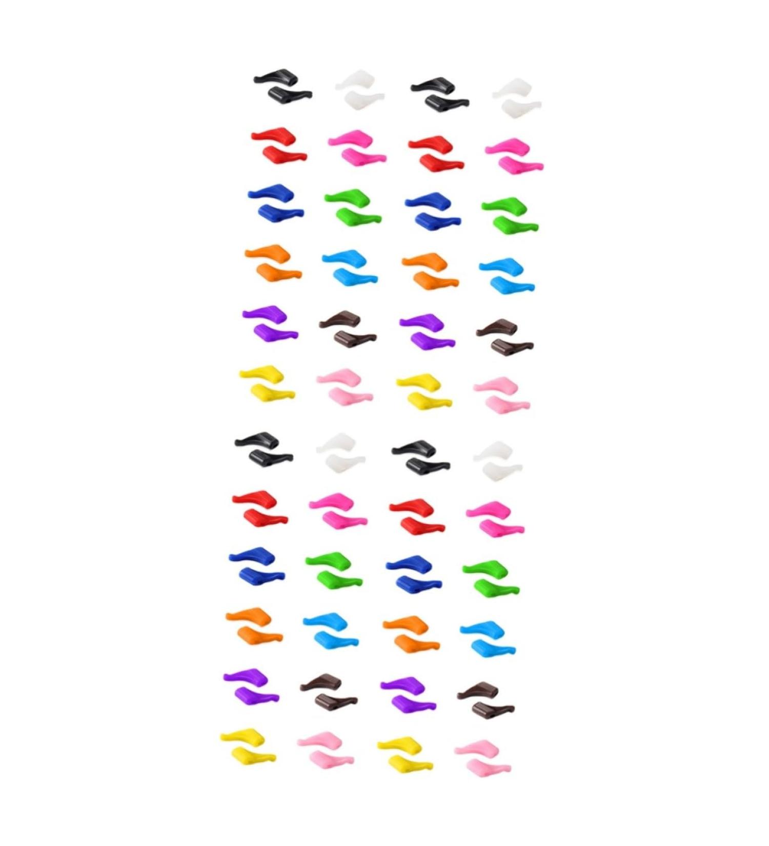 Uonlytech 48 Pair Sports Sunglasses Accessories | Slipproof Ear Pads & Gripping Hooks - Silicone Ear Handles for Optimal Comfort - Buy Online on GoSupps.com