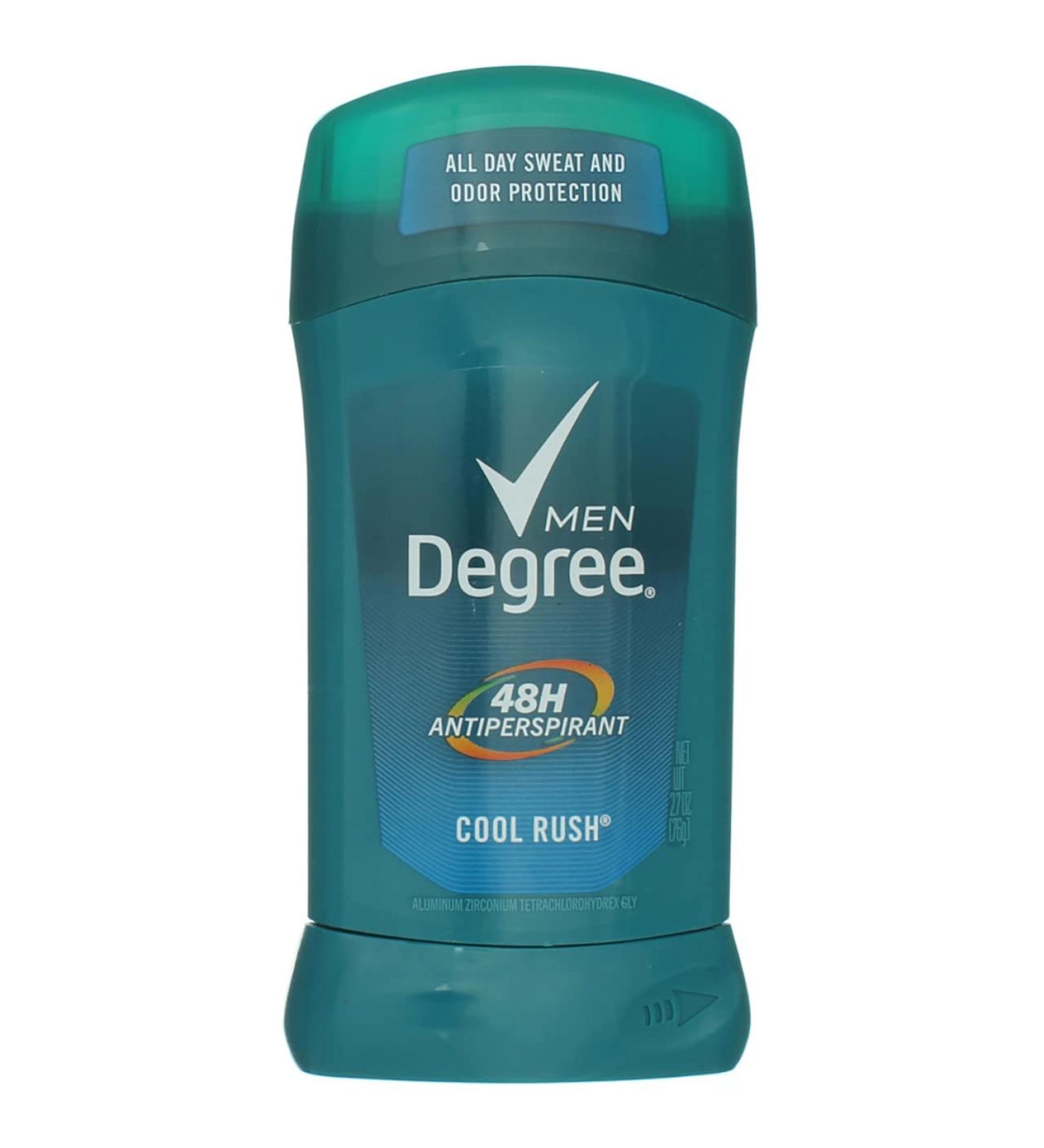 Degree Men Original Antiperspirant Deodorant - 48-Hour Odor Protection Cool Rush - 2.7 oz - 6 Count - Buy Online on GoSupps.com