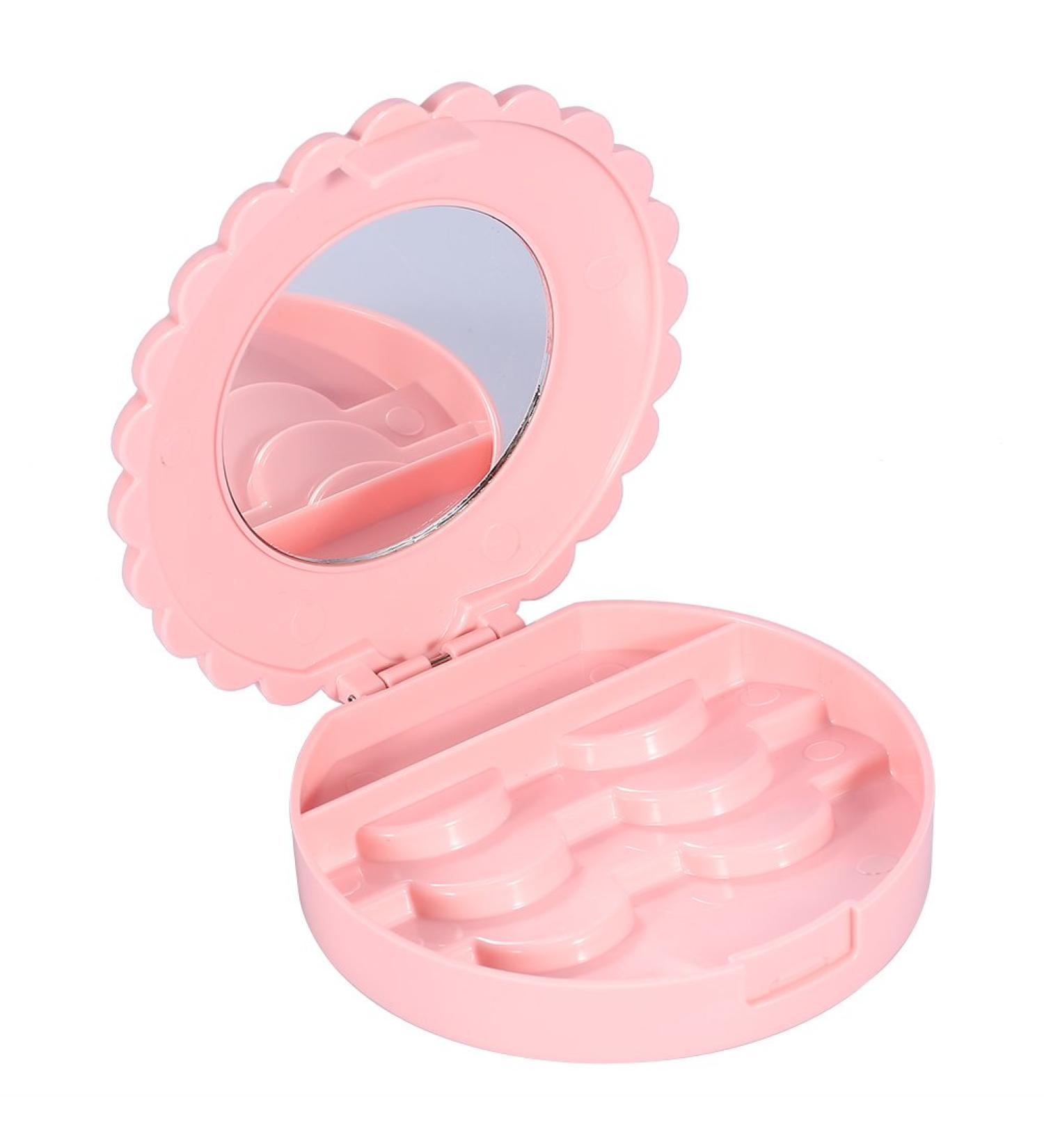 Lash Storage Organizer | Travel-Friendly Flower Shape Case for False Eyelashes | Portable Eyelash Storage Box - Buy Online on GoSupps.com