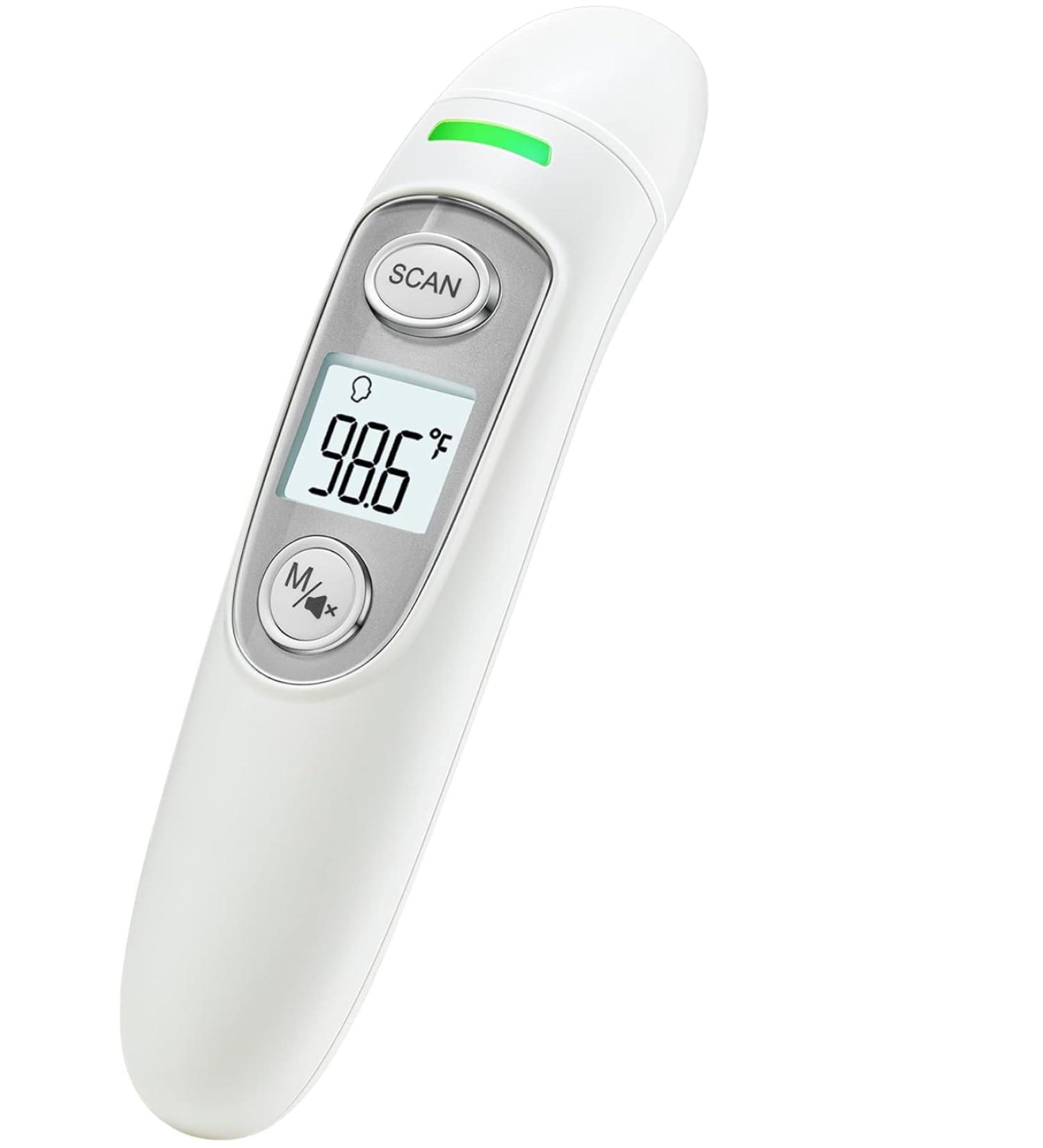 GoodBaby Non-Contact Forehead Thermometer Digital Thermometer for Adults and Kids Fast & Accurate with Fever Alarm Memory Function 202L