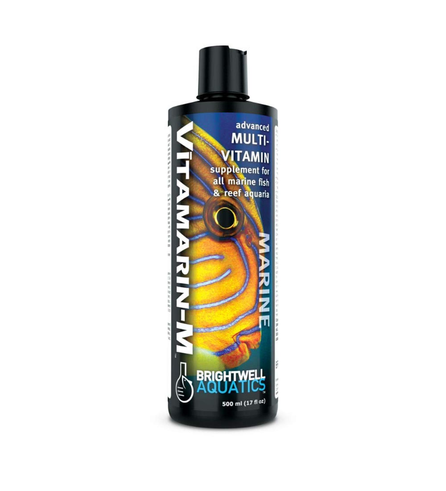 Brightwell Aquatics Vitamarin-M 500ml - Marine Aquarium Multivitamin Supplement - Buy Online on GoSupps.com