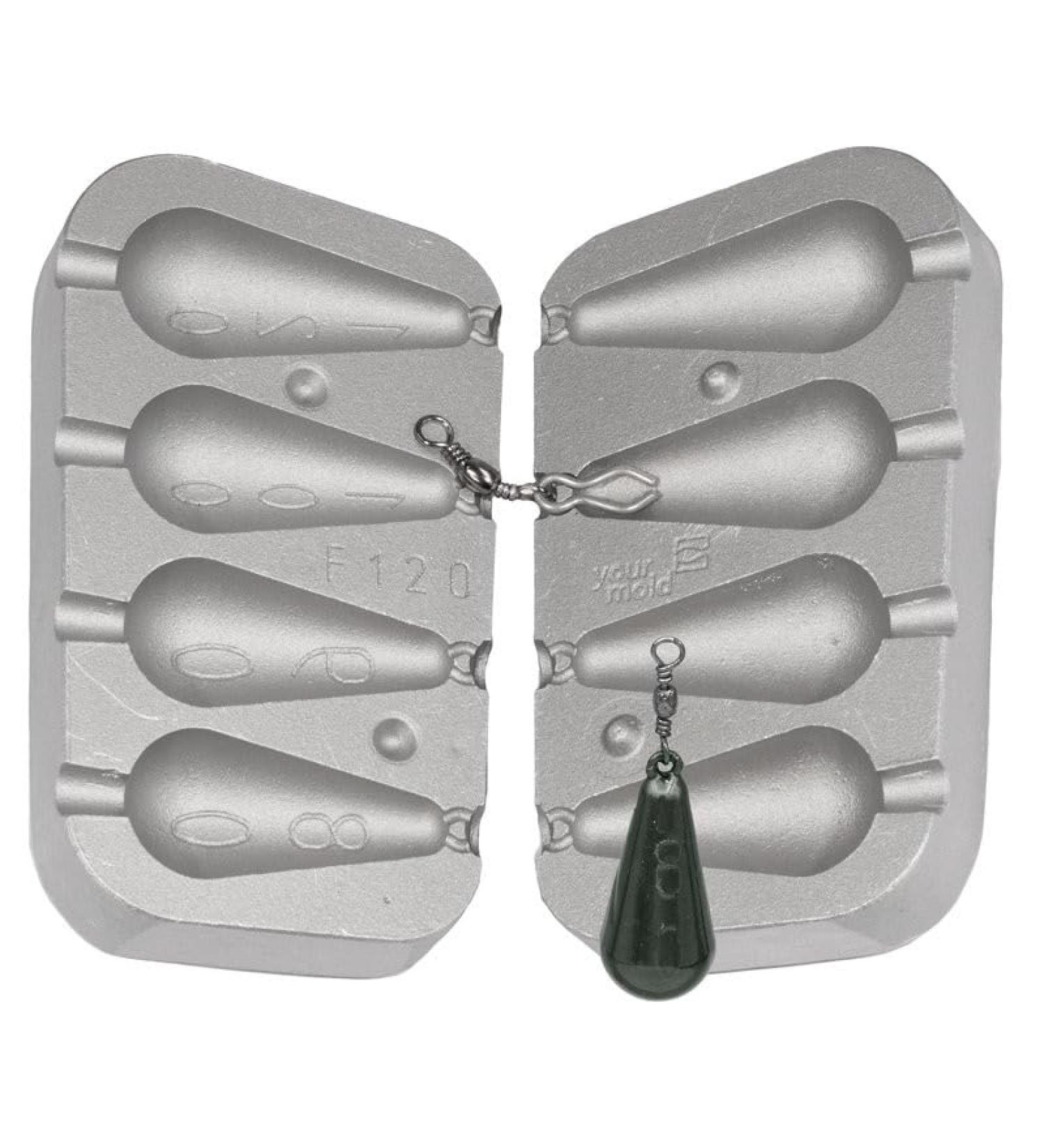 MOU120 Pear Lead Mold 80-90-100-120 g A9