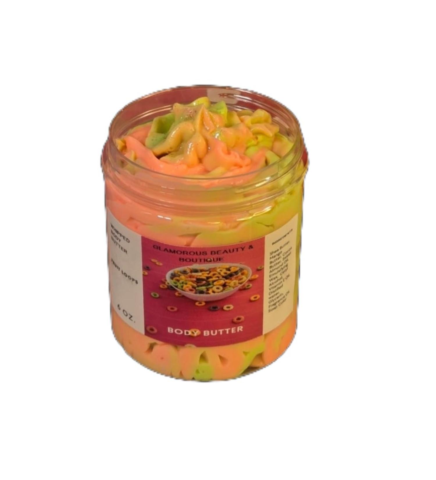 Fruit Loops Body Butter - Moisturizing and Nourishing Skin Unisex - Jar - SKIN MOISTURIZER - Fruity Scent - Buy Online on GoSupps.com