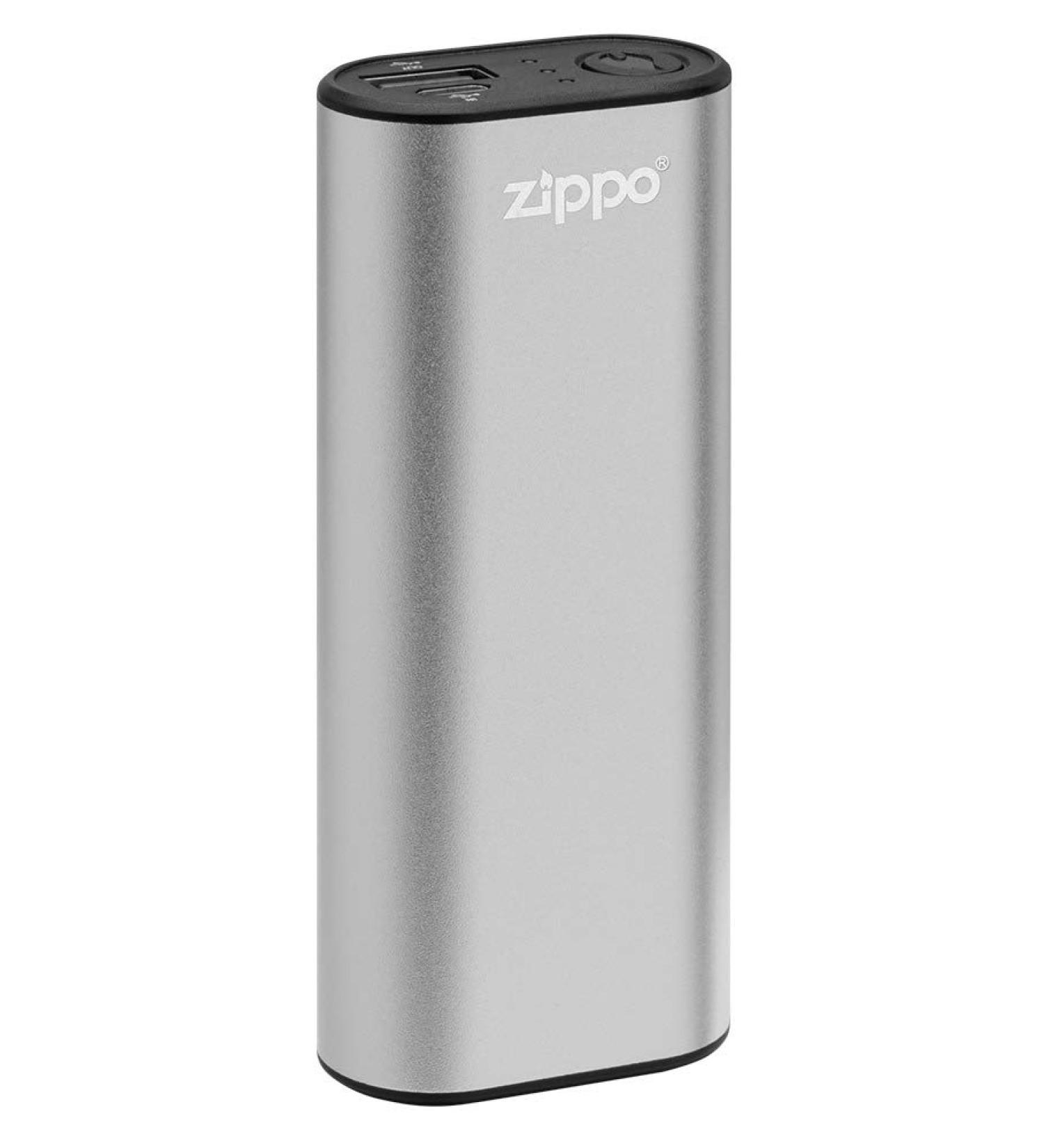 Zippo Silver HeatBank 6 Rechargeable Hand Warmer - Stay Warm on the Go! - Buy Online on GoSupps.com