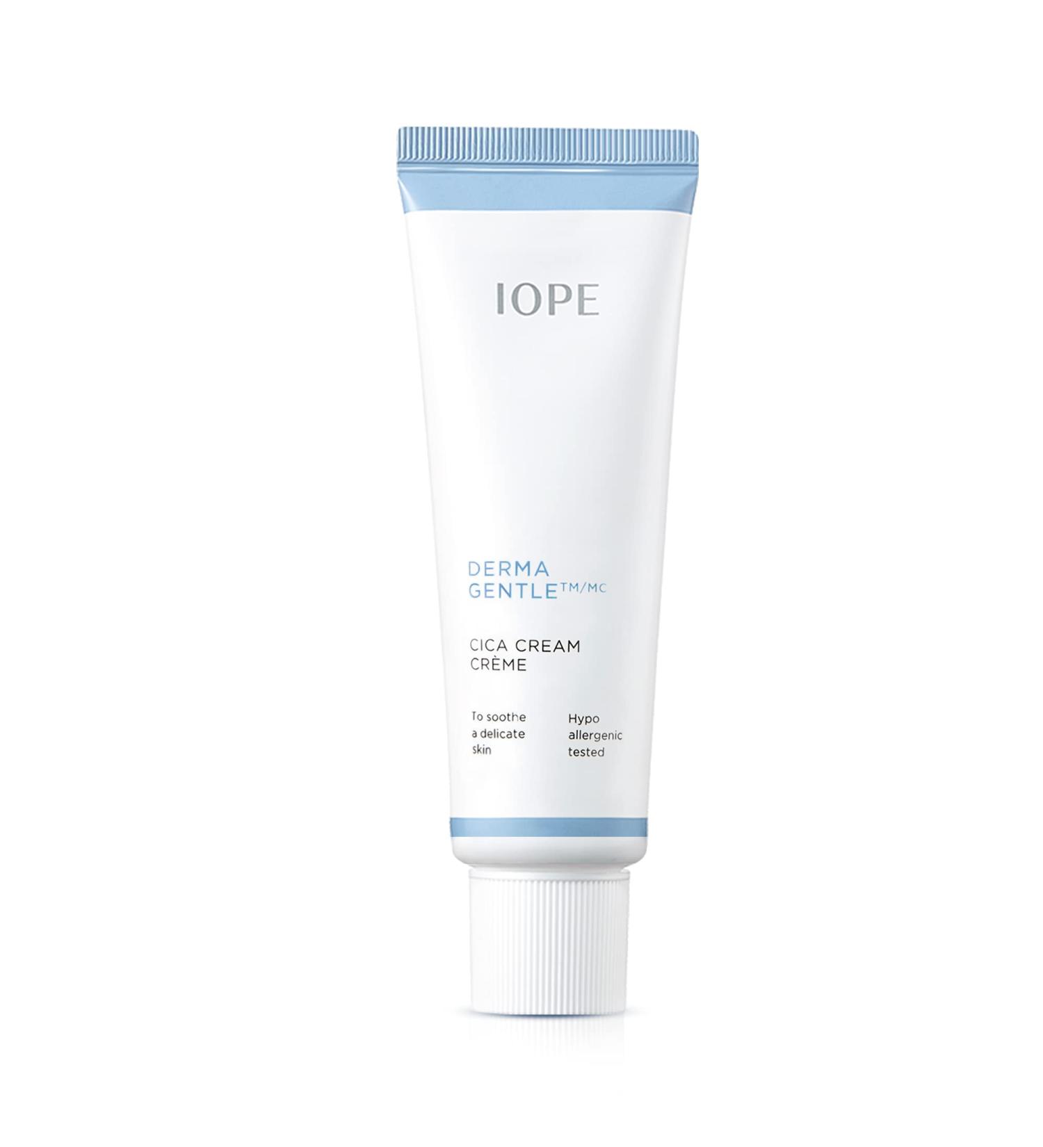IOPE Cica Face Cream 1.69 FL.OZ - Centella Madecassoside Day/Night Moisturizer for Skin Barrier, Paraben-Free - Buy Online on GoSupps.com