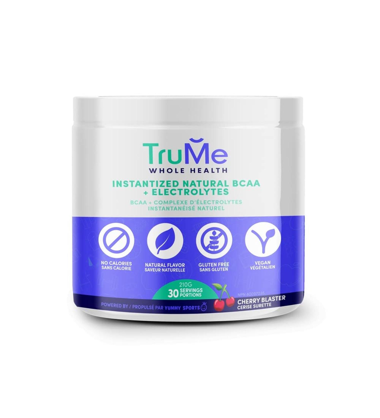 All Natural BCAA + Electrolytes - Vegan Post Workout Supplement - Sugar Free Cherry Blaster - Hydration & Muscle Recovery - 210g - Buy Online on GoSupps.com