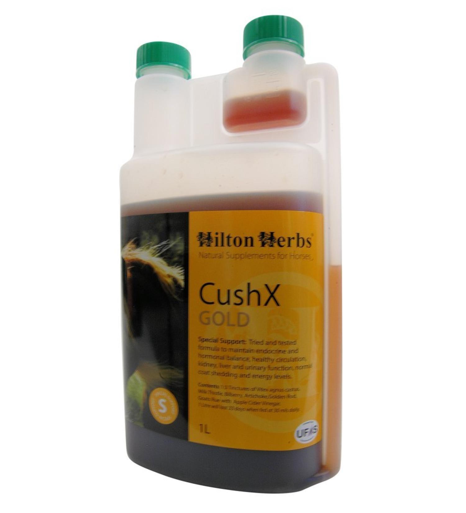 Hilton Herbs - Cush-X Gold Horse Cushings Supplement x Size: 1 Lt