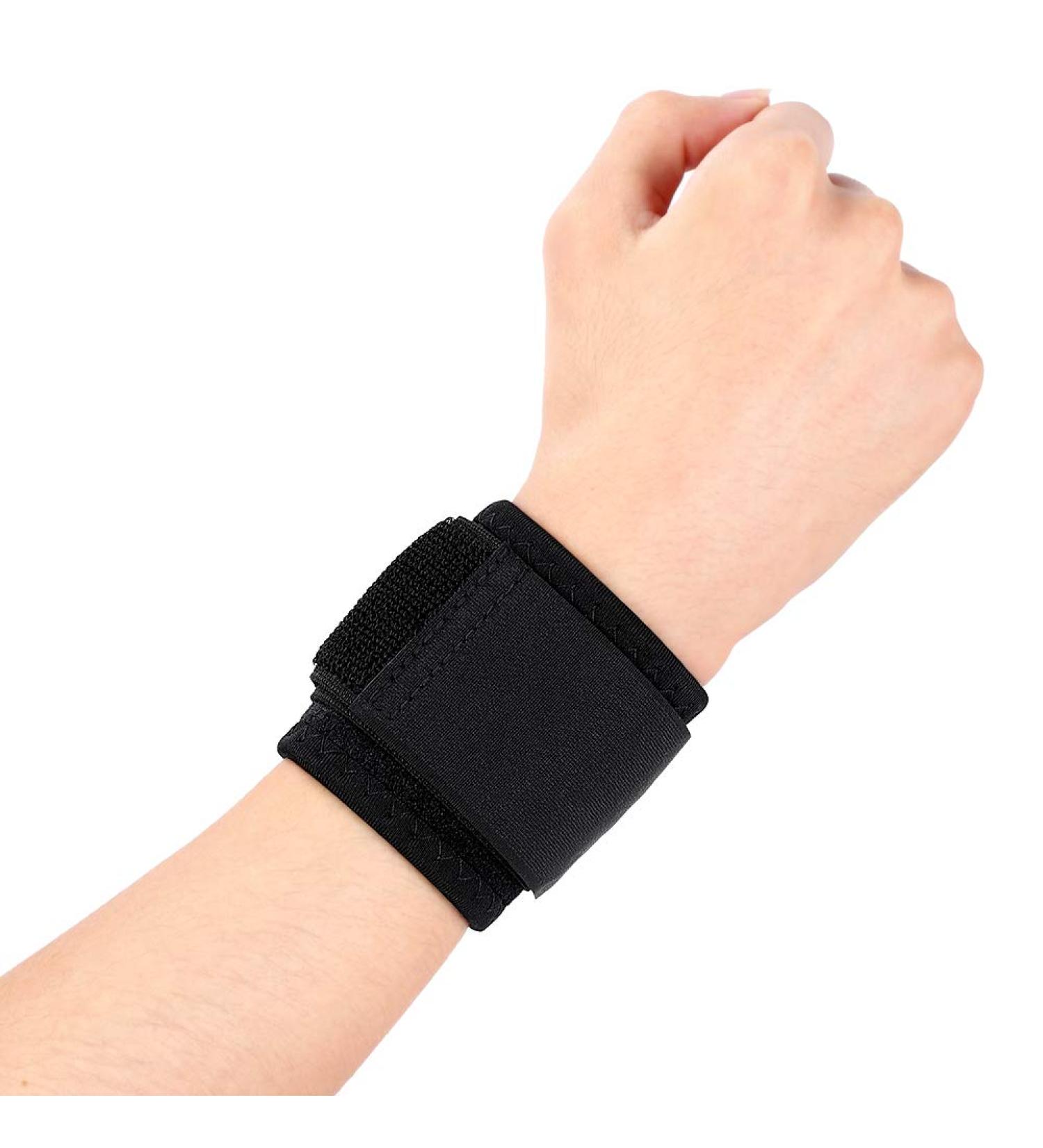 Compression Wrist Support Brace for Tendonitis Arthritis & Carpal Tunnel - Breathable Neoprene Athletic Strap - Buy Online on GoSupps.com