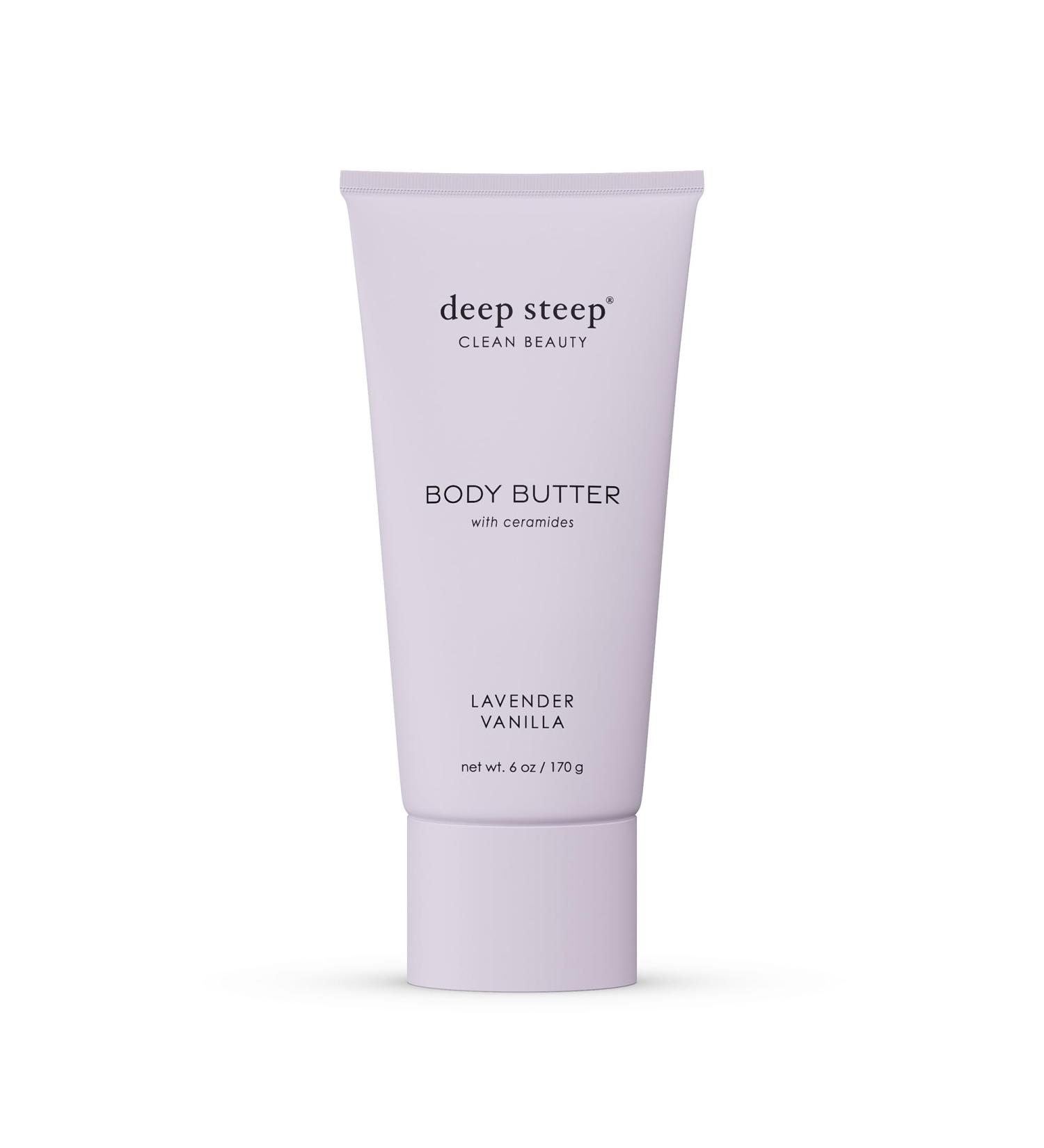 Deep Steep Body Butter with Ceramides for Intense Moisture 6oz (6 Ounces (Pack of 1) Lavender Vanilla) Lavender Vanilla 6 Ounce (Pack of 1) - Buy Online on GoSupps.com