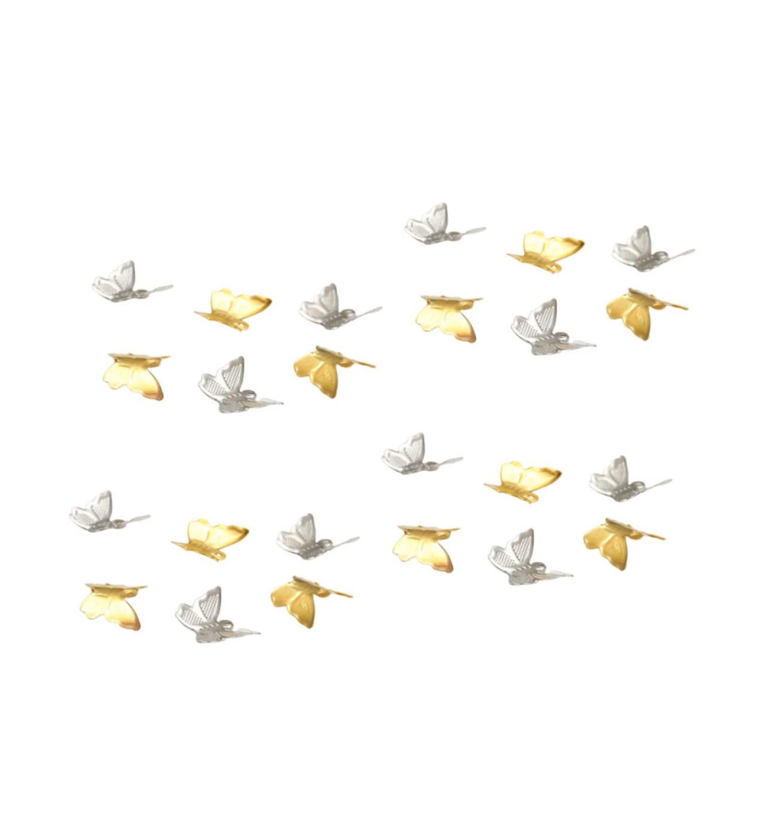 FOMIYES 200 Pcs Tiara Hairpin Accessories Hair Elastics Pendant Iron Accessories Headgear Headband Tassel 1.2*1*0.8cm As Shown - Buy Online on GoSupps.com