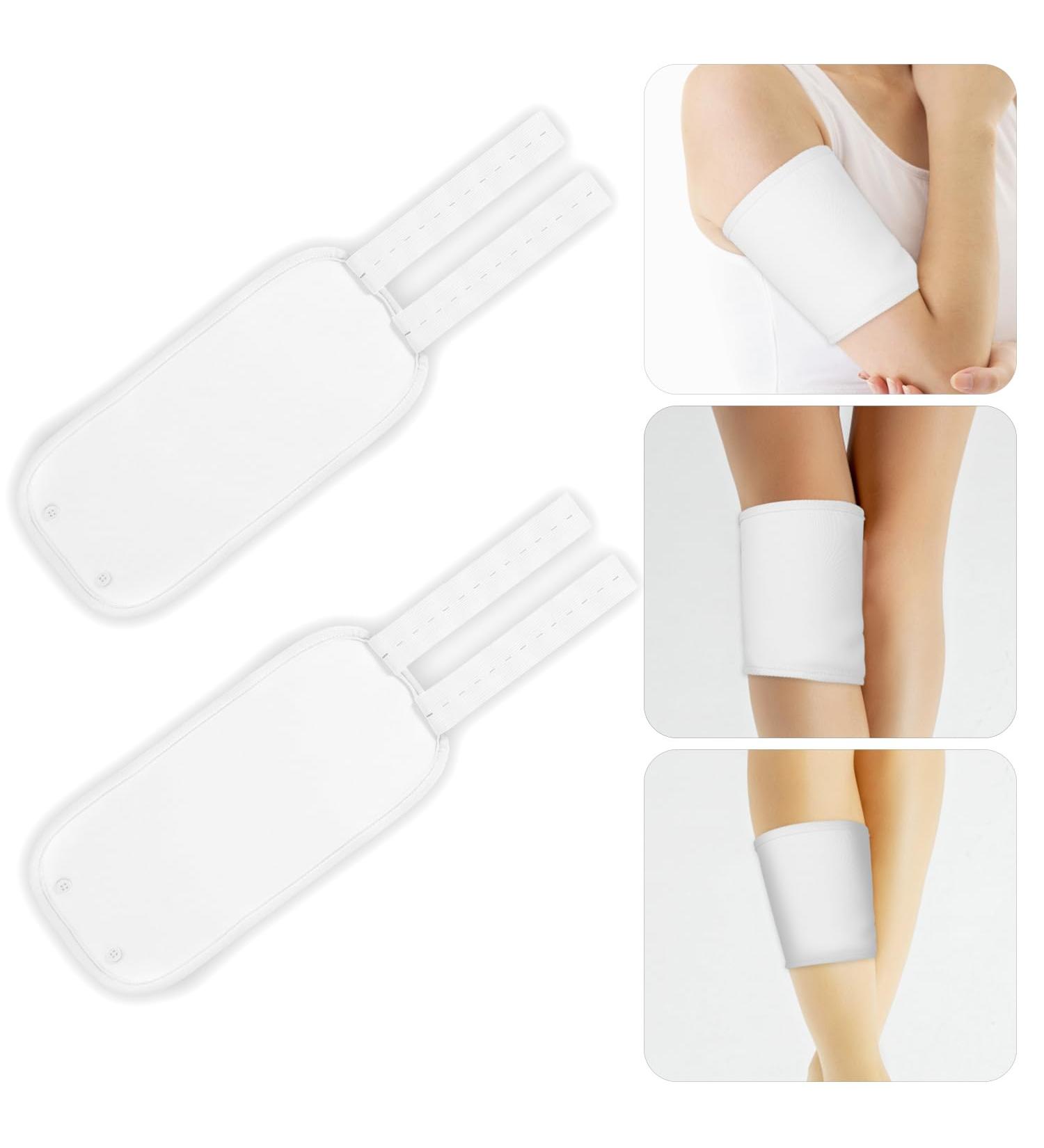 Buy 2 Reusable Castor Oil Packs - Oil-Resistant Compression Cushions for Calves Knees & Arms | International Shipping Available - Buy Online on GoSupps.com