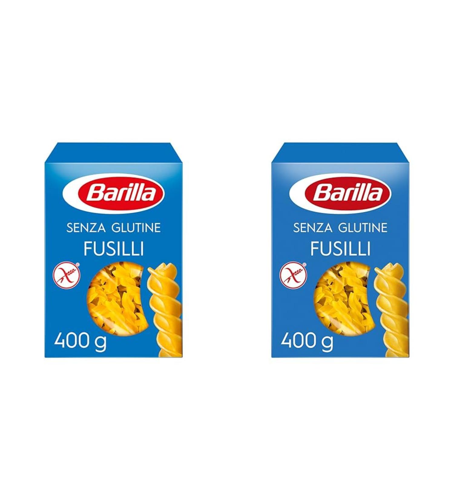 Buy Barilla Gluten-Free Fusilli Pasta - Corn & Rice - 400g (2-Pack) - Perfect for Celiac & Gluten Intolerance - Buy Online on GoSupps.com