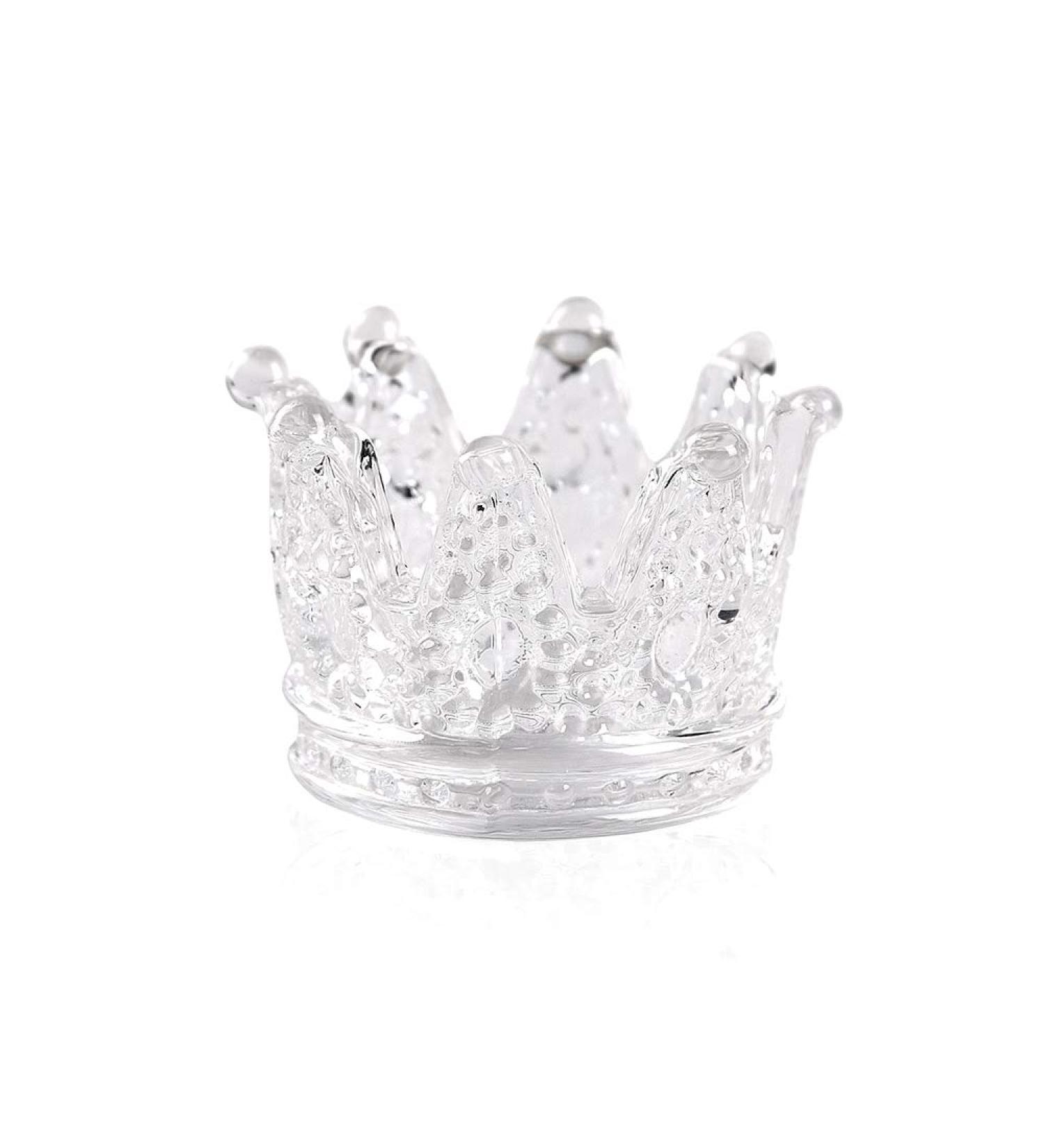 Alexnailart Nail Art Dappen Dish Glass Crystal Cup Crown Pen Holder Mini Nail Art Acrylic Liquid Powder Dappen Dish Manicure Tool for Home Salons - Buy Online on GoSupps.com