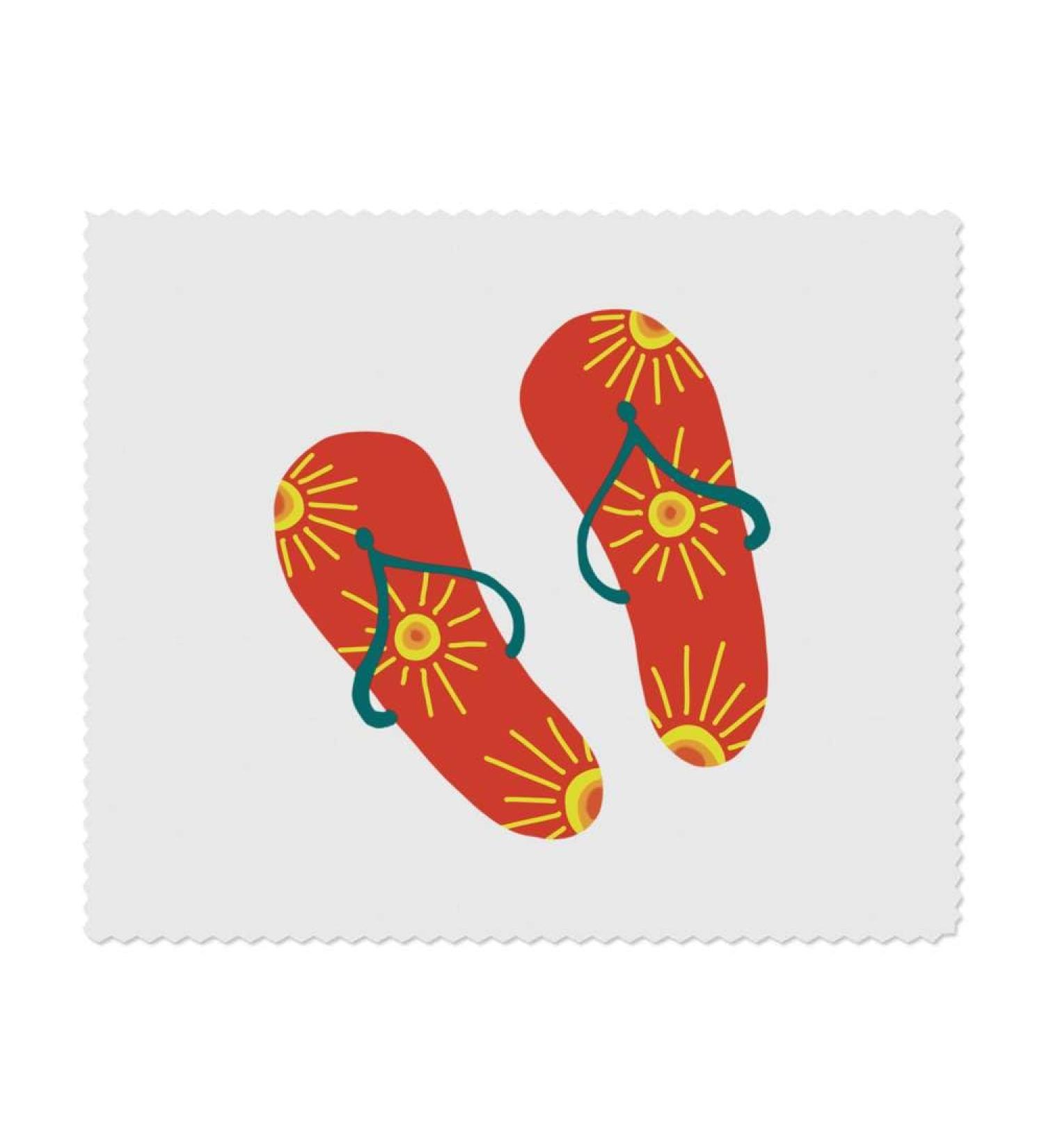 Buy 2 x Flip Flops Microfiber Lens & Glasses Cleaning Cloths - LC00024858 | International Shipping Available - Buy Online on GoSupps.com