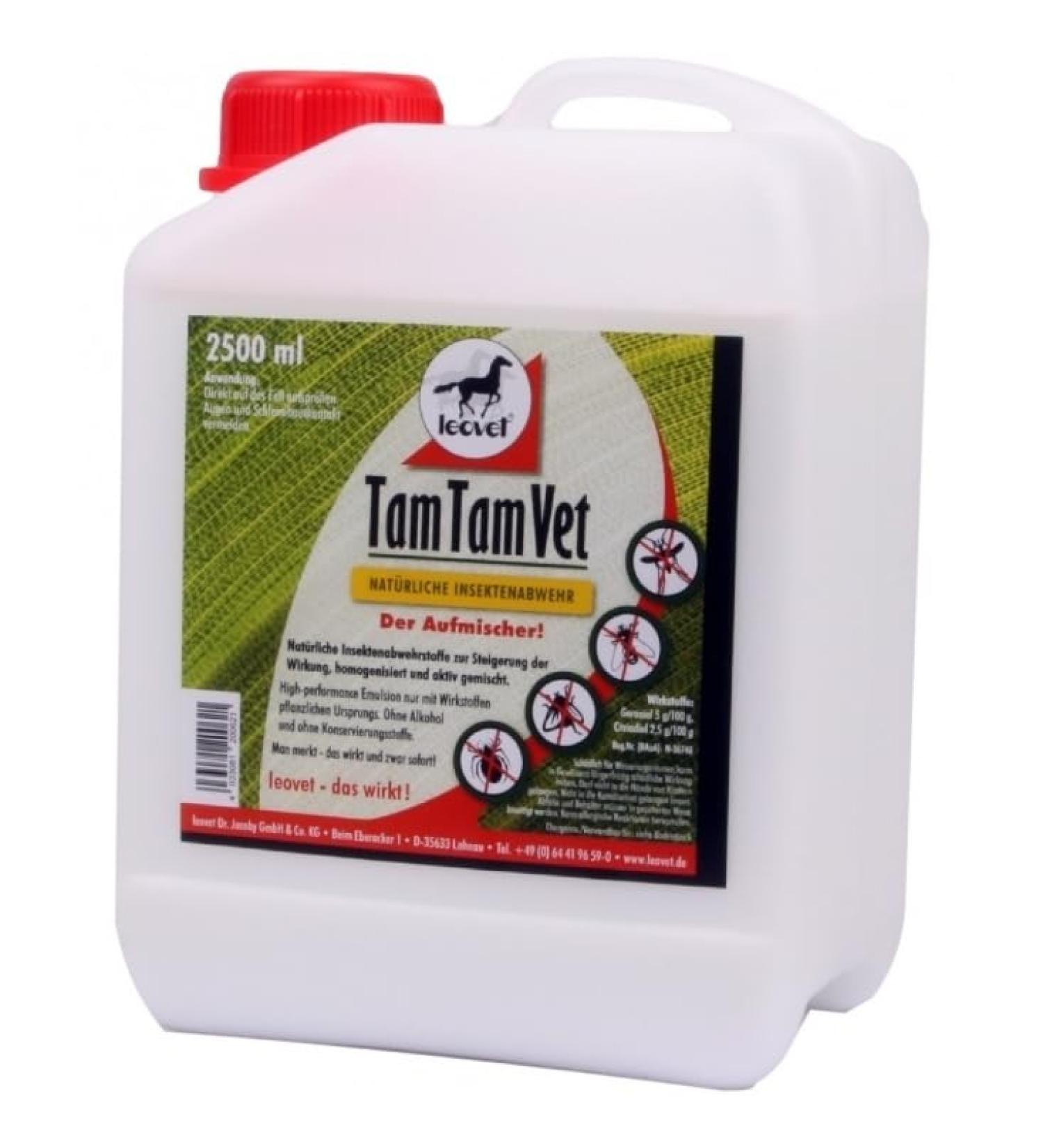 Buy RL24 Leovet Tam Tam Vet Natural Insect Defense - 2500ml Fly Spray for Horses | Protects Against Flies Mosquitoes and Ticks - Buy Online on GoSupps.com