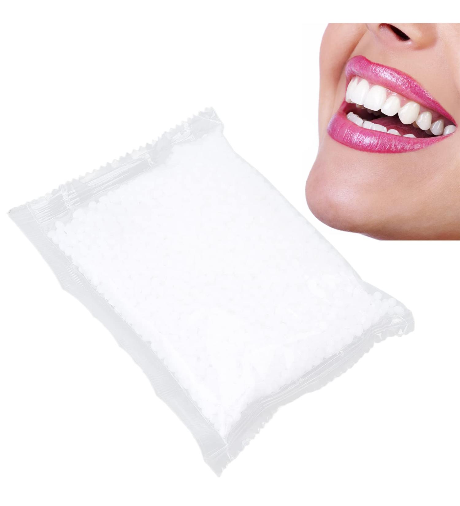 100g Tooth Solid Gel Temporary Repair Kit Makeup Filling Fix the Missing Broken Tooth Moldable Thermal Fitting Bead Temporary Tooth Filling Bead Repair Accessory for Halloween Party - Buy Online on GoSupps.com