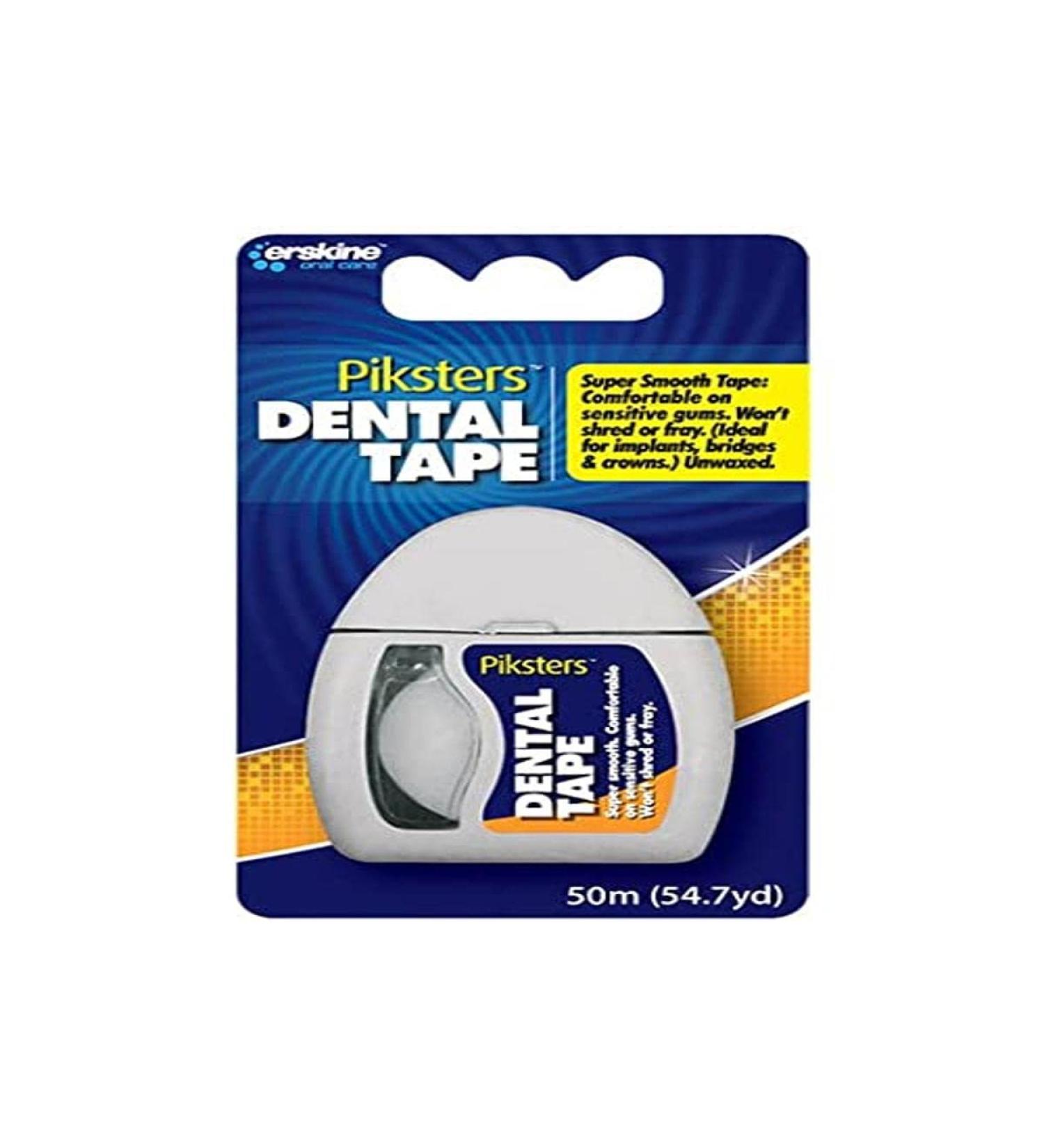 Erskine Piksters Dental Tape with Fluoride 50m