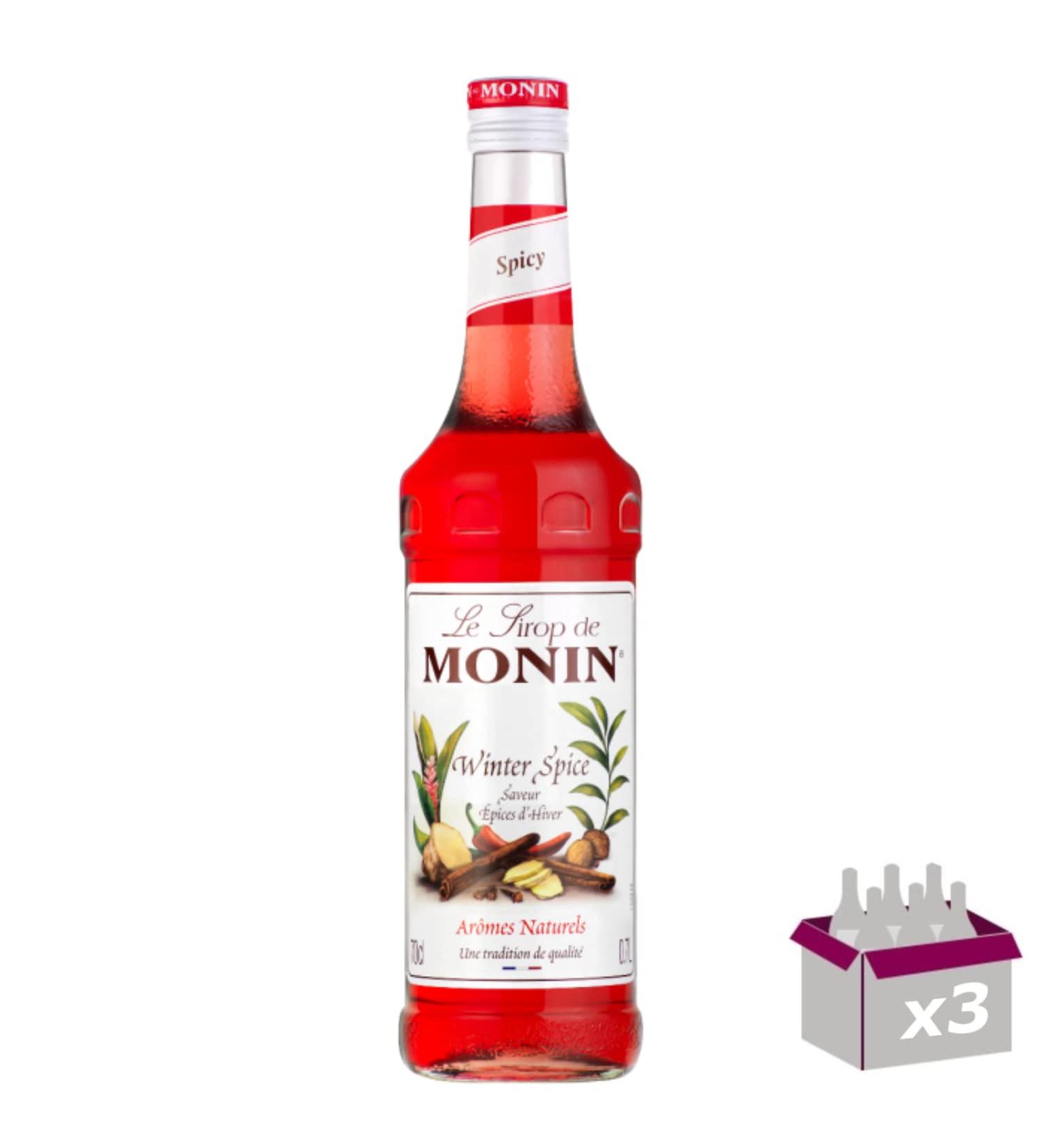 Set of 3 Syrup - Winter Spices - 70cL