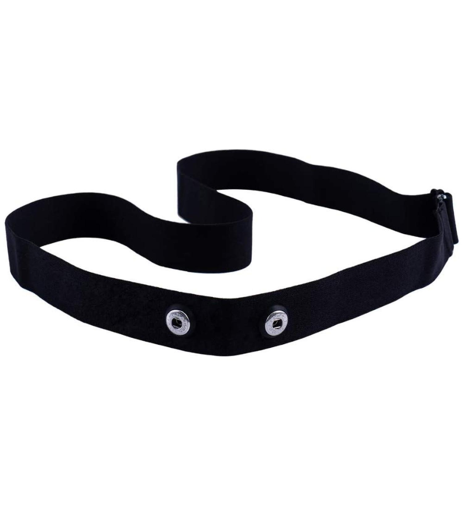 1NISCARTACT Adjustable Elastic Band for Heart Rate Sensors | Garmin Polar Wahoo Bryton | High-Quality Nylon & Spandex | 45mm Black - Buy Online on GoSupps.com