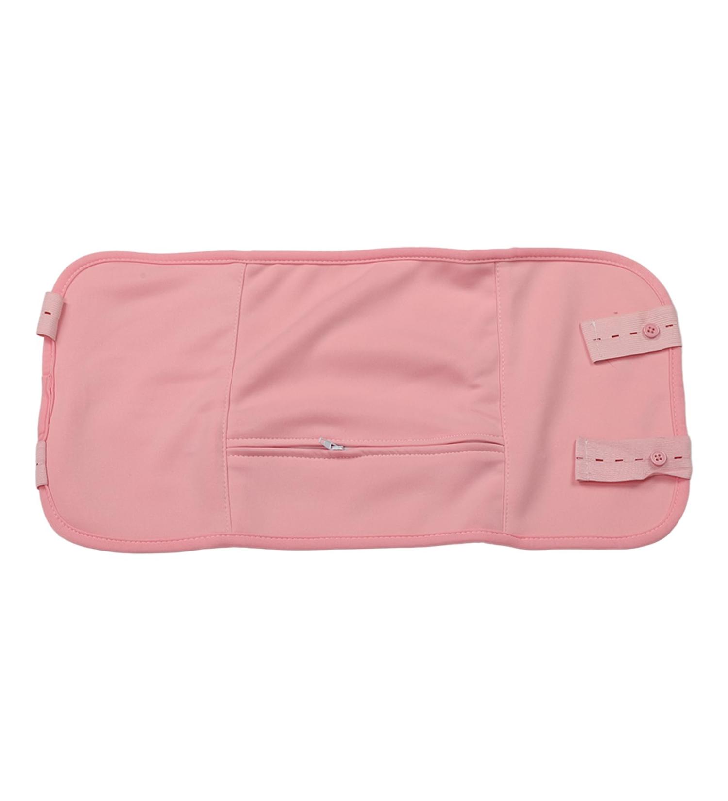 Buy Reusable Castor Oil Care Belts | Compression Design for Essential Oils - Soft Tissue Support & Gentle Pressure - Safe Pink | International Shipping Available - Buy Online on GoSupps.com