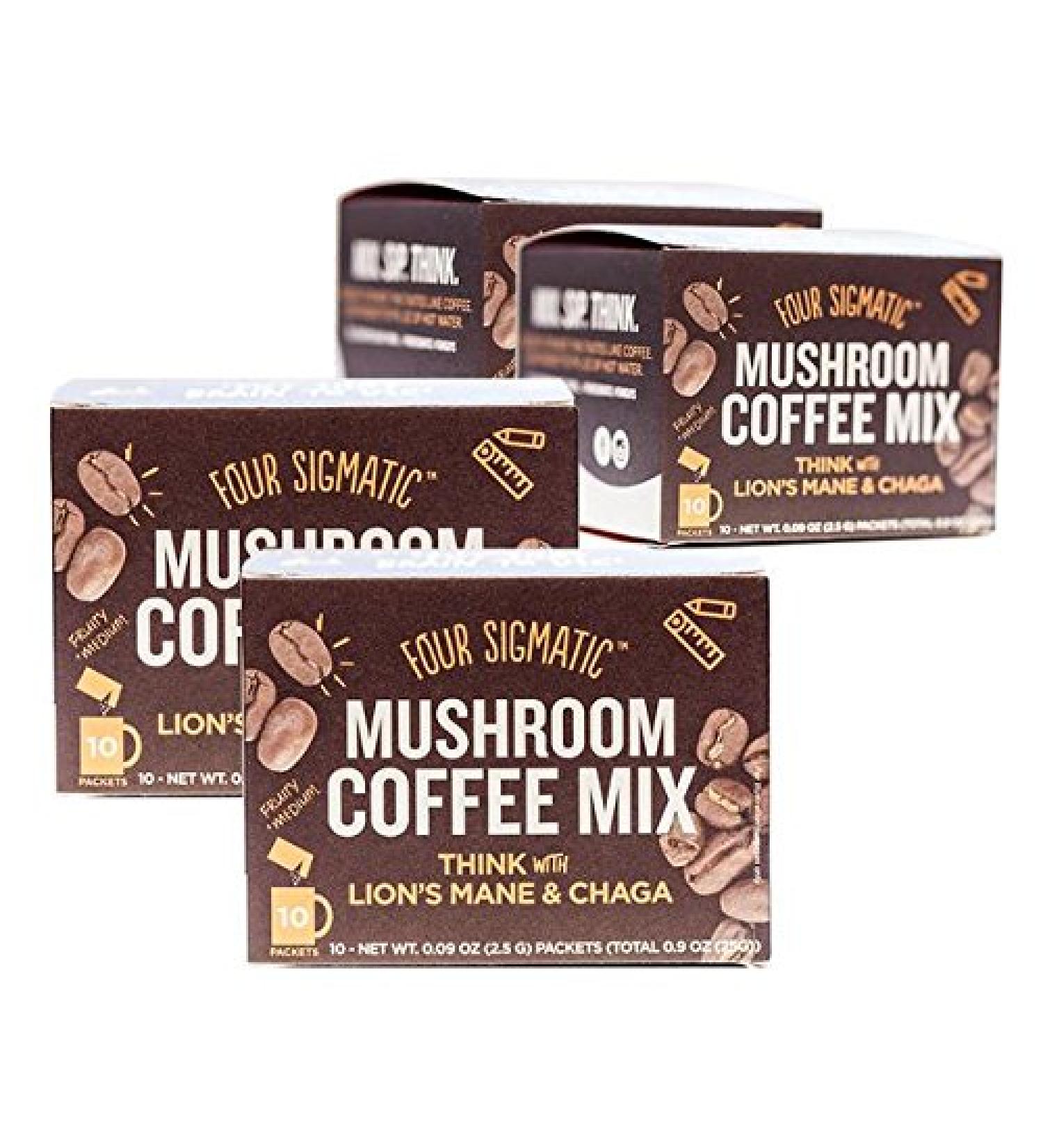 Four Sigmatic LIONS MANE AND CHAGA COFFEE - 4 PACK